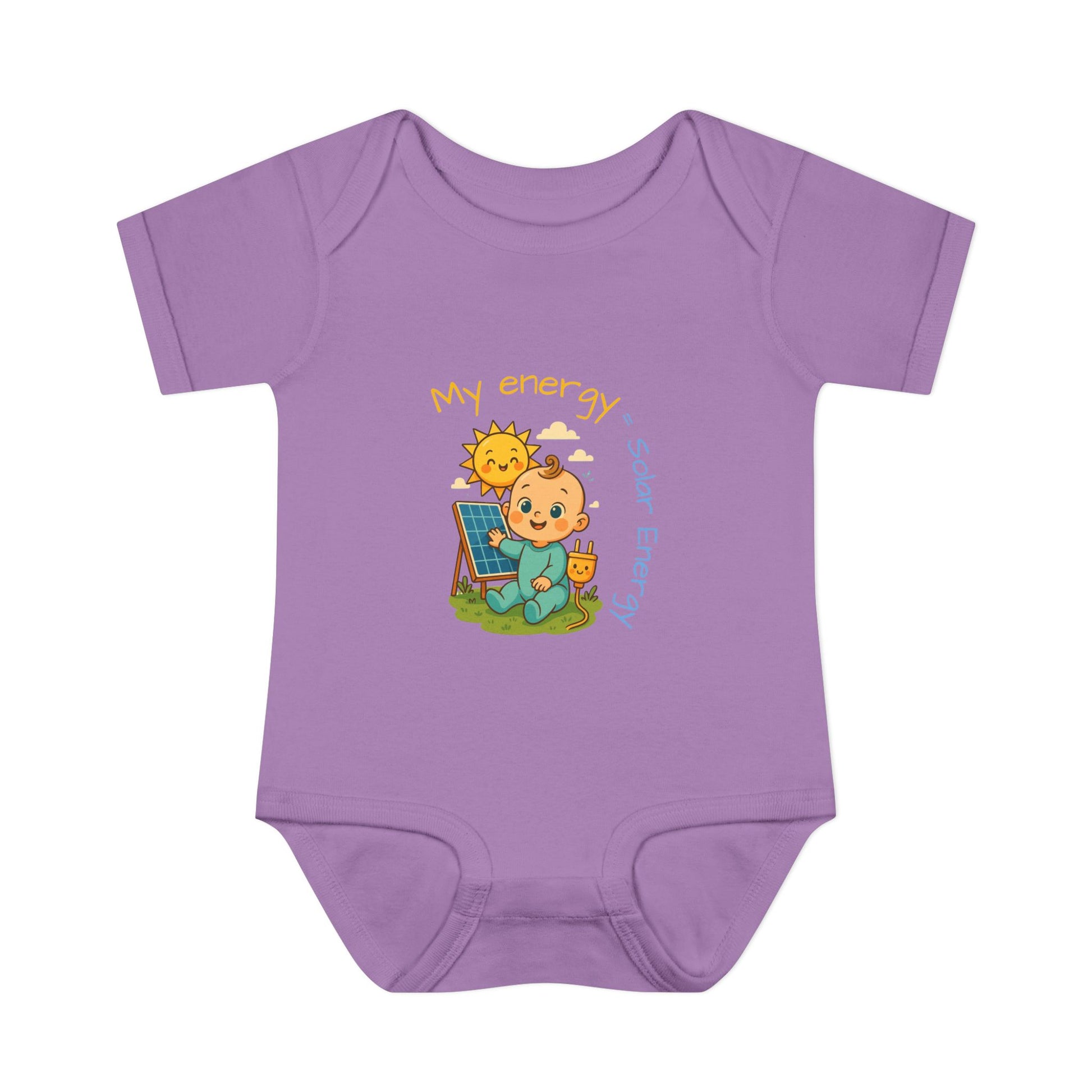 Eco-Friendly Baby Bodysuit - "My Energy = Solar Energy"