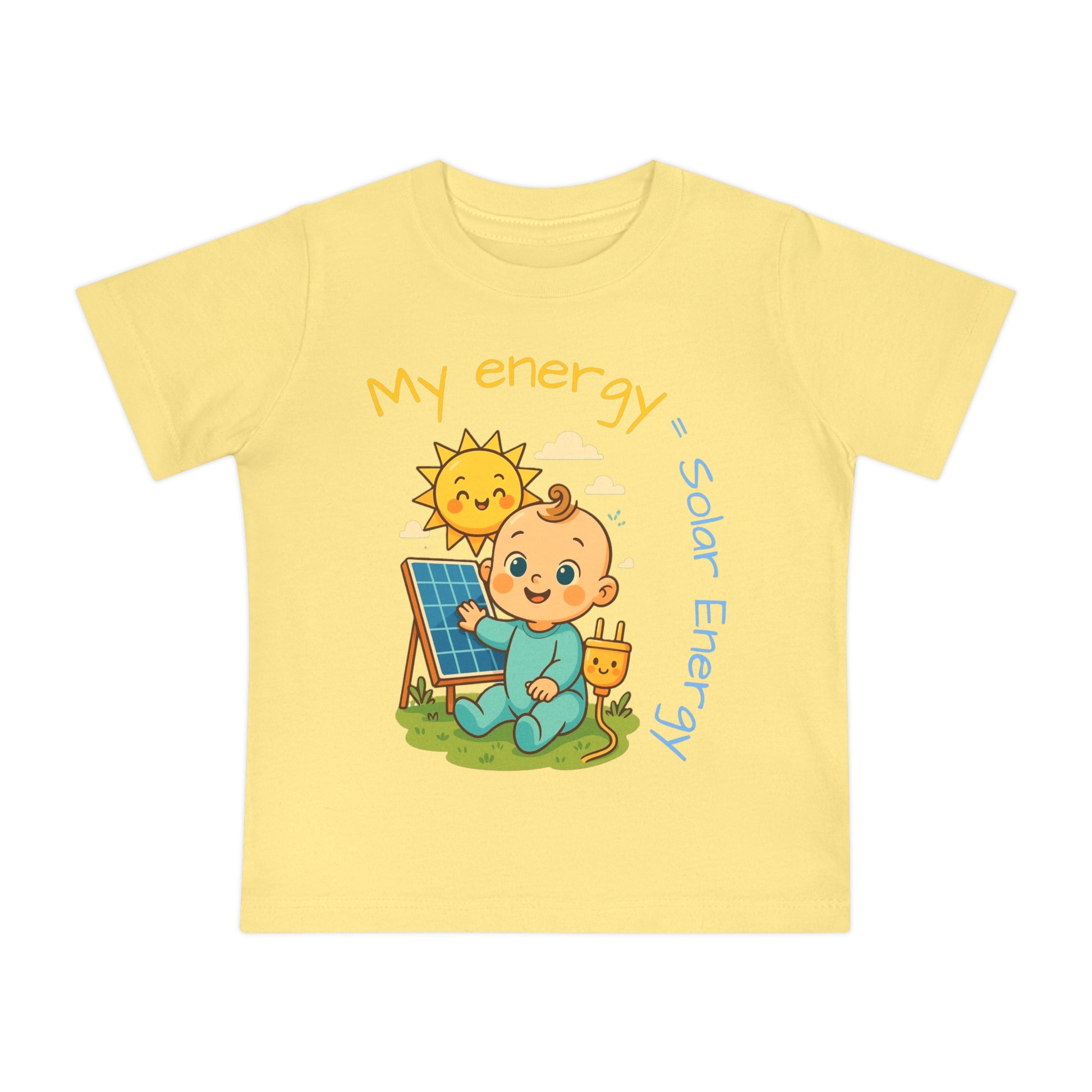 Eco-Friendly Baby T-Shirt: My Energy = Solar Energy