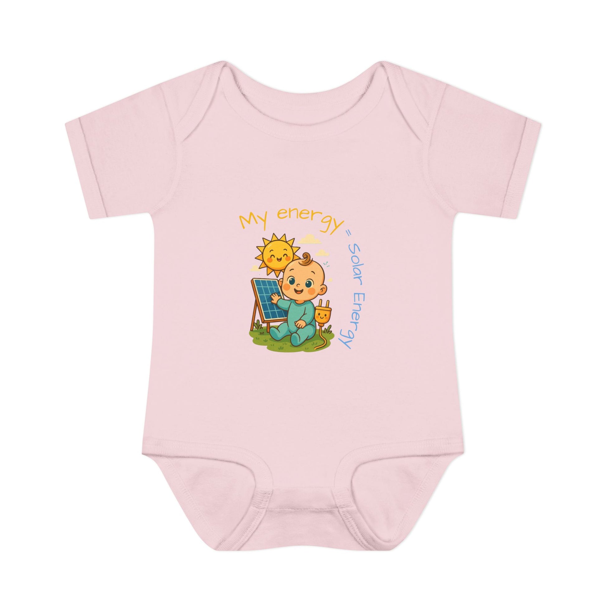 Eco-Friendly Baby Bodysuit - "My Energy = Solar Energy"