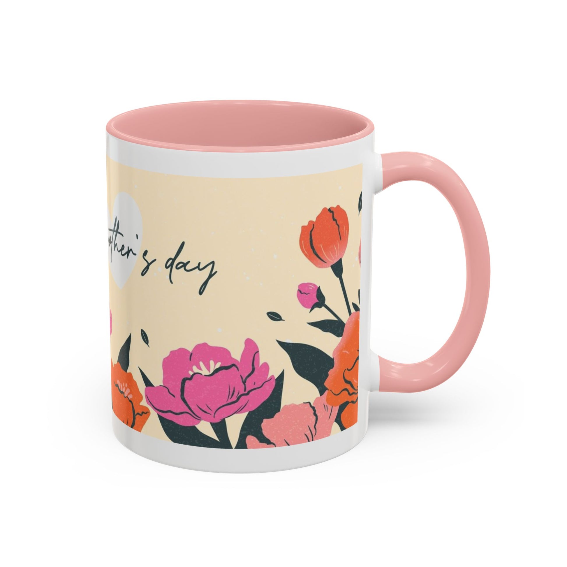 Happy Mother's Day Floral Accent Coffee Mug - 11oz & 15oz