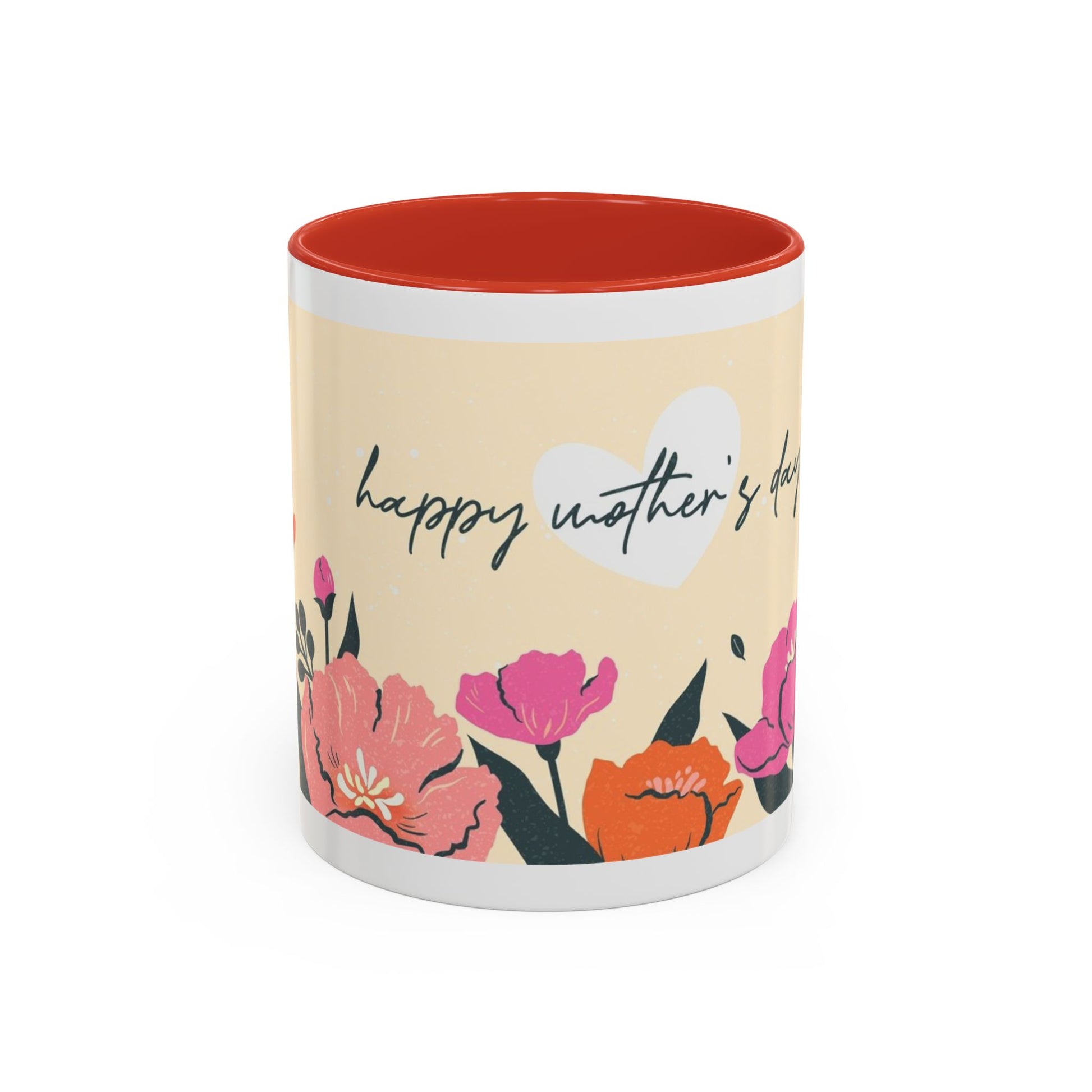Happy Mother's Day Floral Accent Coffee Mug - 11oz & 15oz