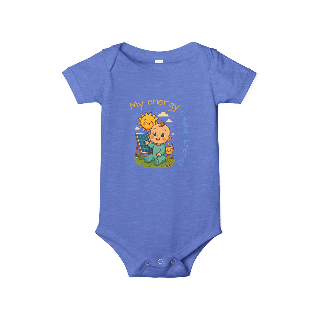 Cute Solar Energy Baby Bodysuit for Infants - My Energy Design