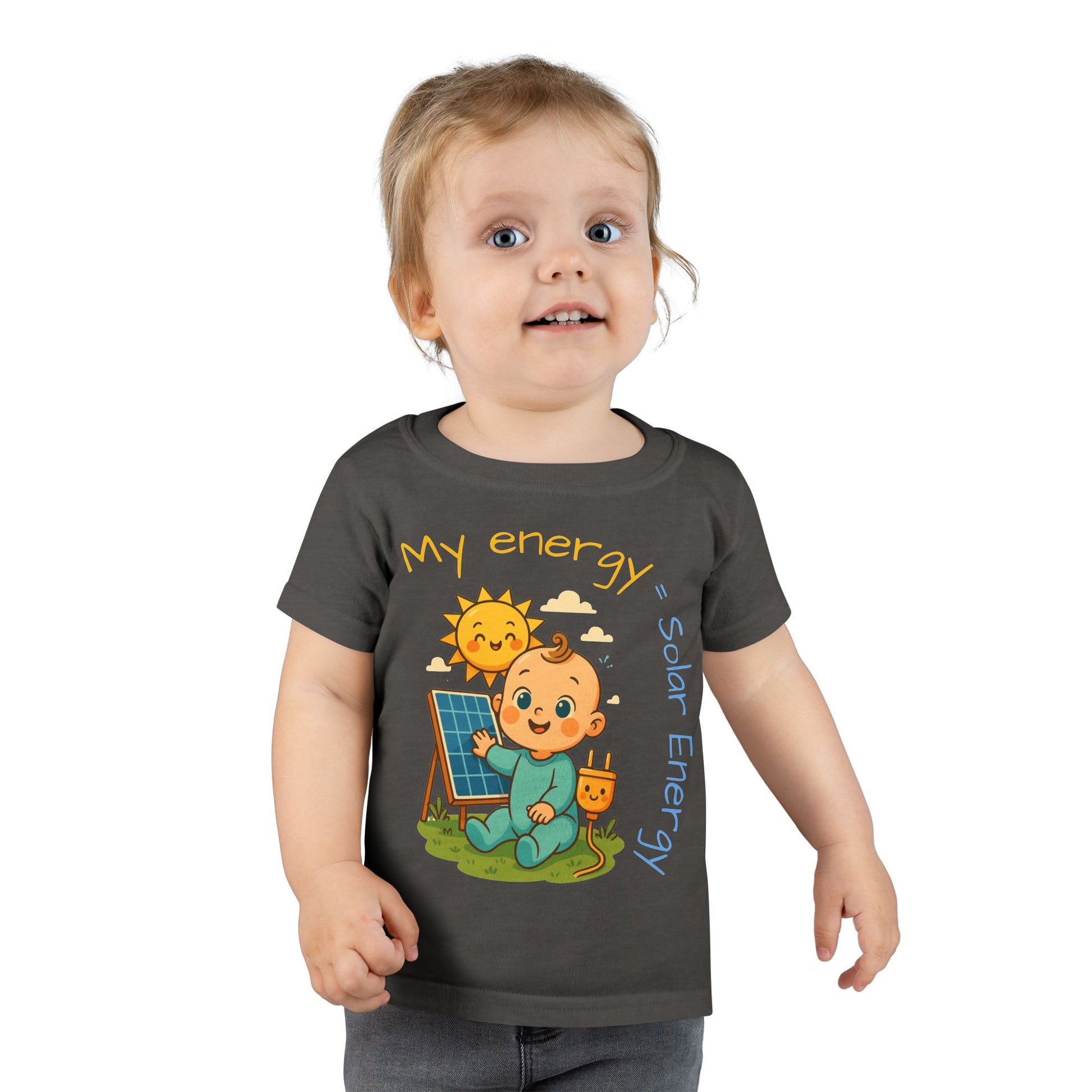 Eco-Friendly Toddler T-Shirt - "My Energy = Solar Energy"