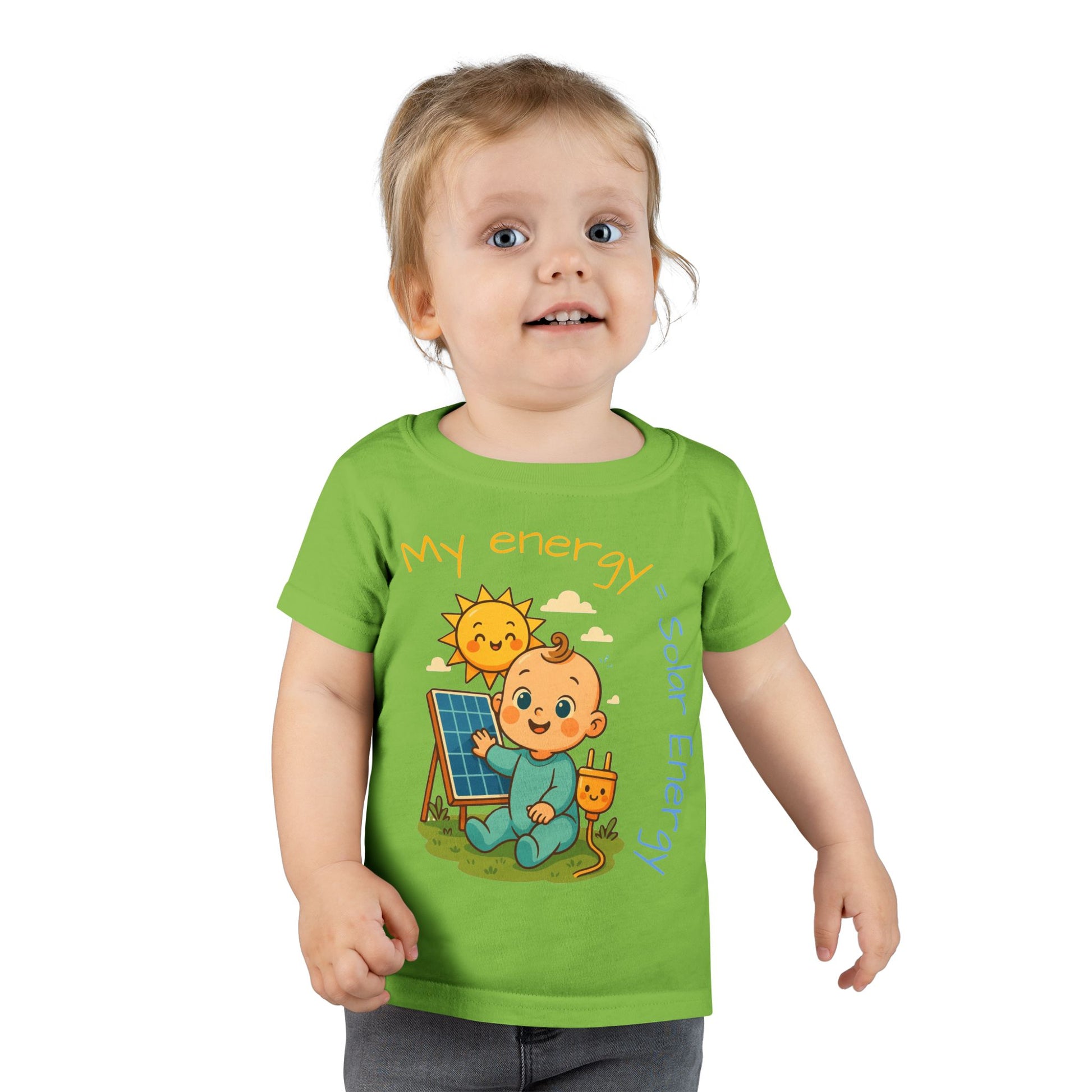 Eco-Friendly Toddler T-Shirt - "My Energy = Solar Energy"
