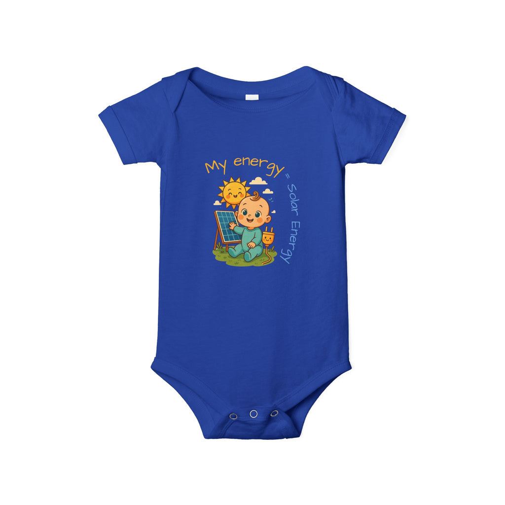 Cute Solar Energy Baby Bodysuit for Infants - My Energy Design