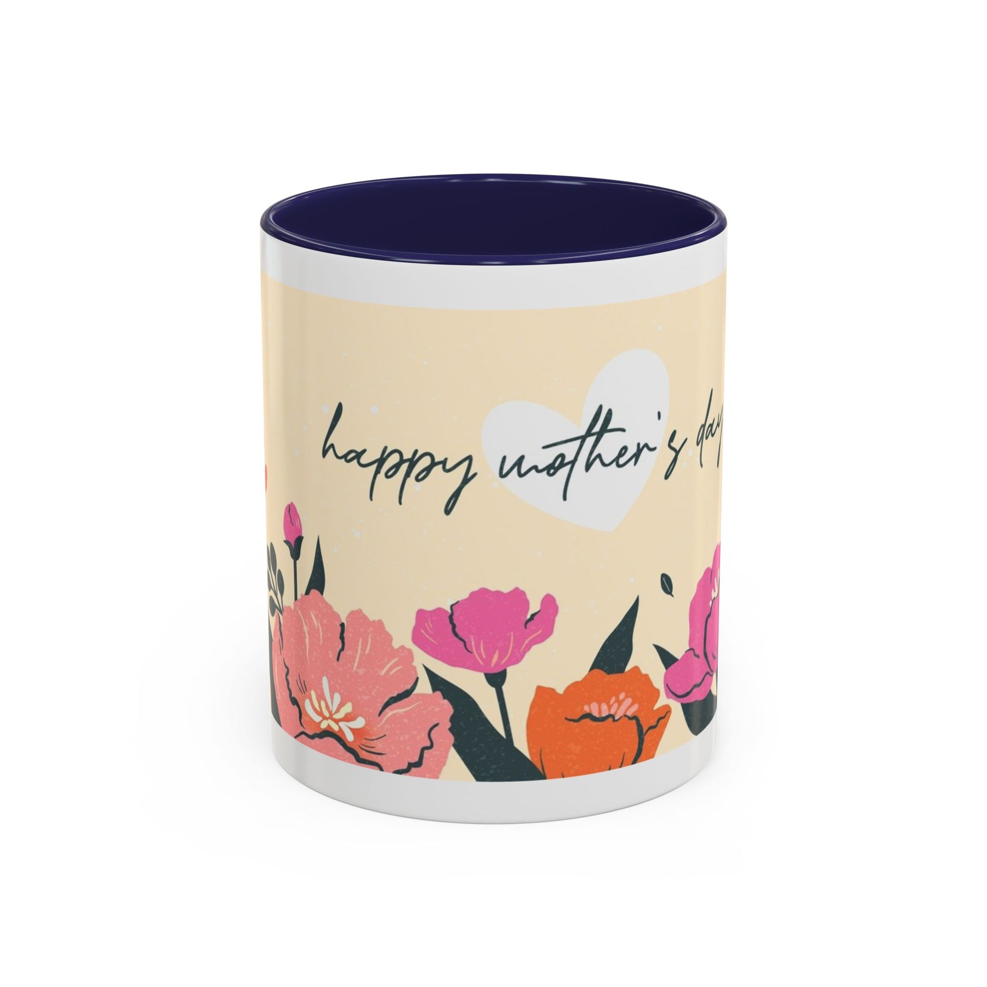 Happy Mother's Day Floral Accent Coffee Mug - 11oz & 15oz