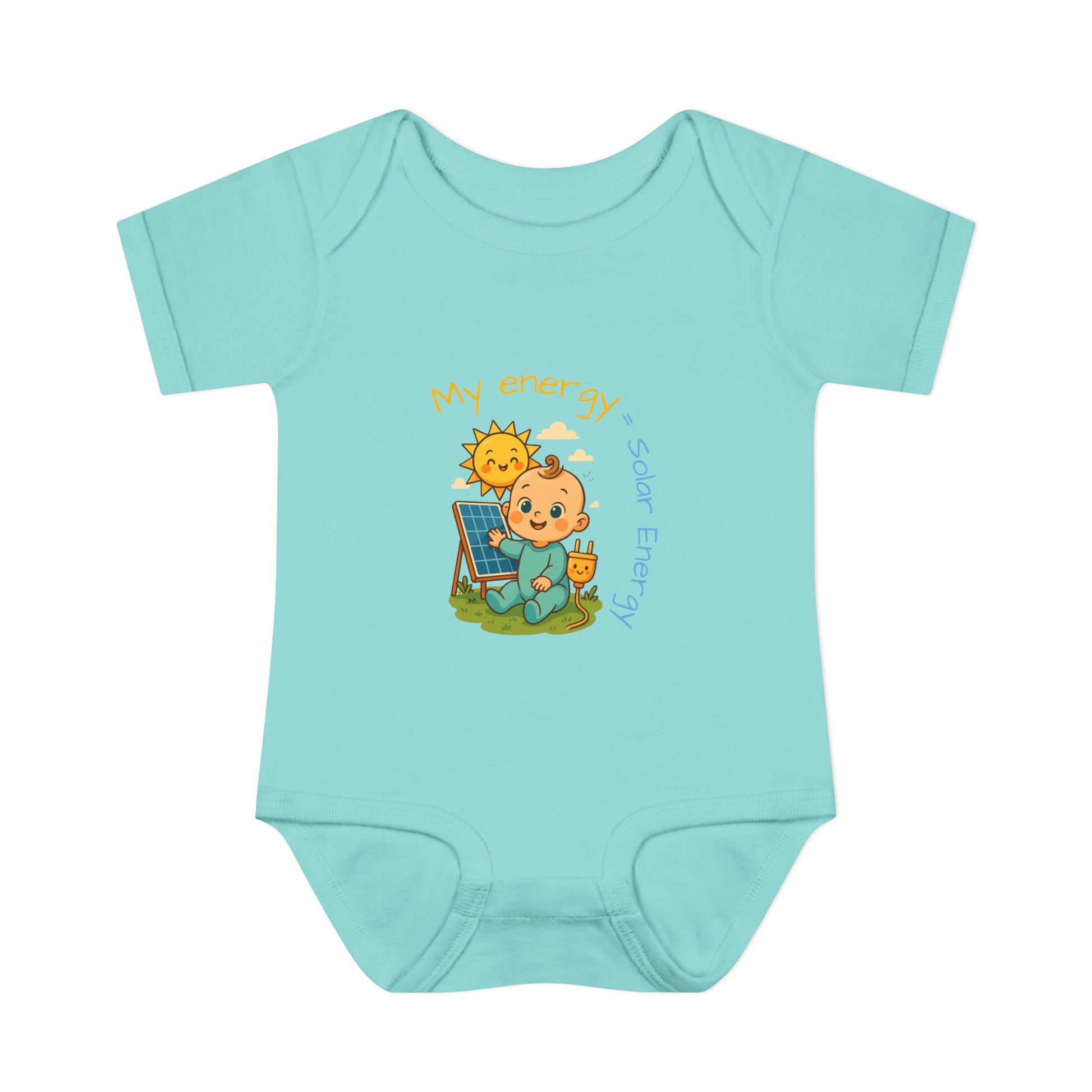 Eco-Friendly Baby Bodysuit - "My Energy = Solar Energy"