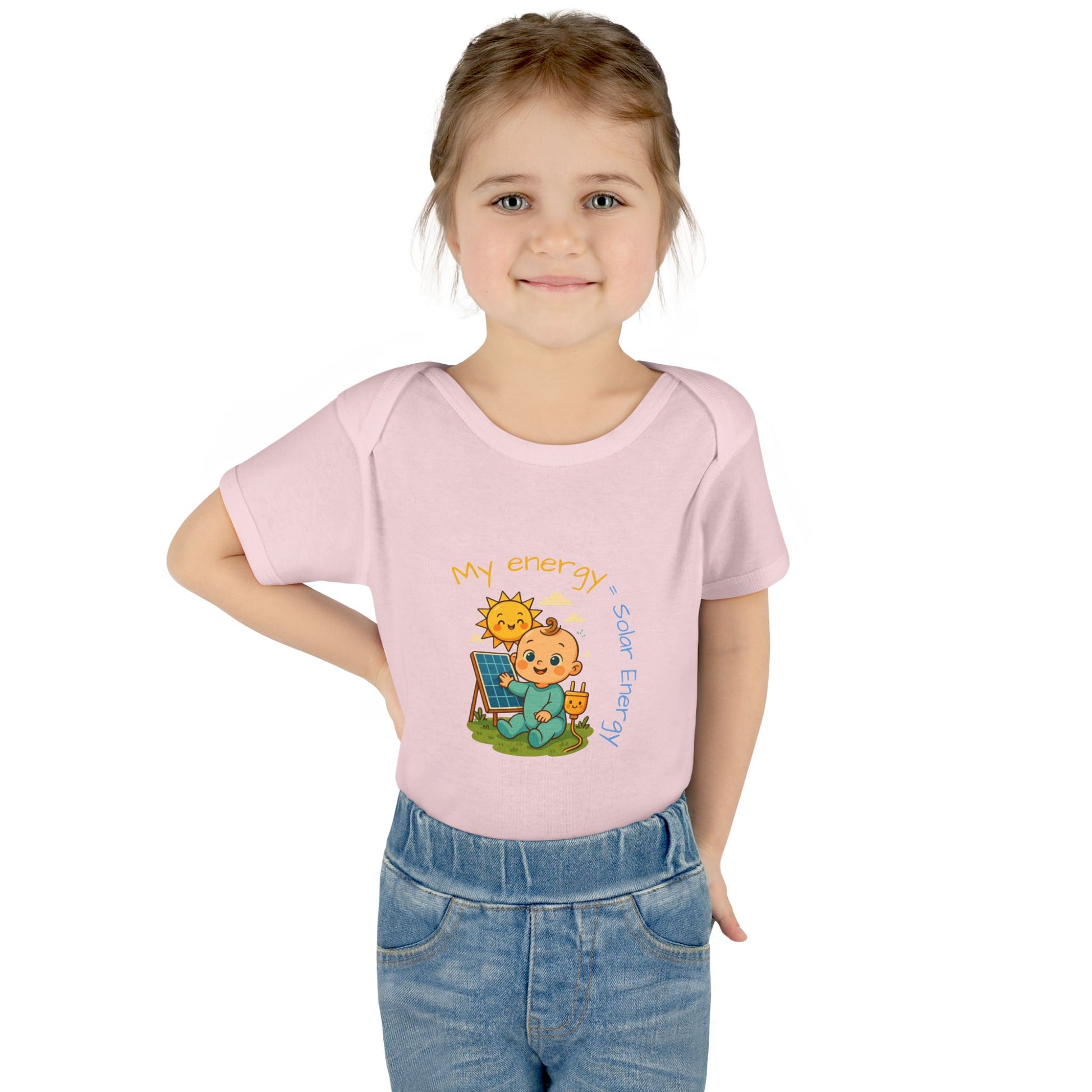 Eco-Friendly Baby Bodysuit - "My Energy = Solar Energy"