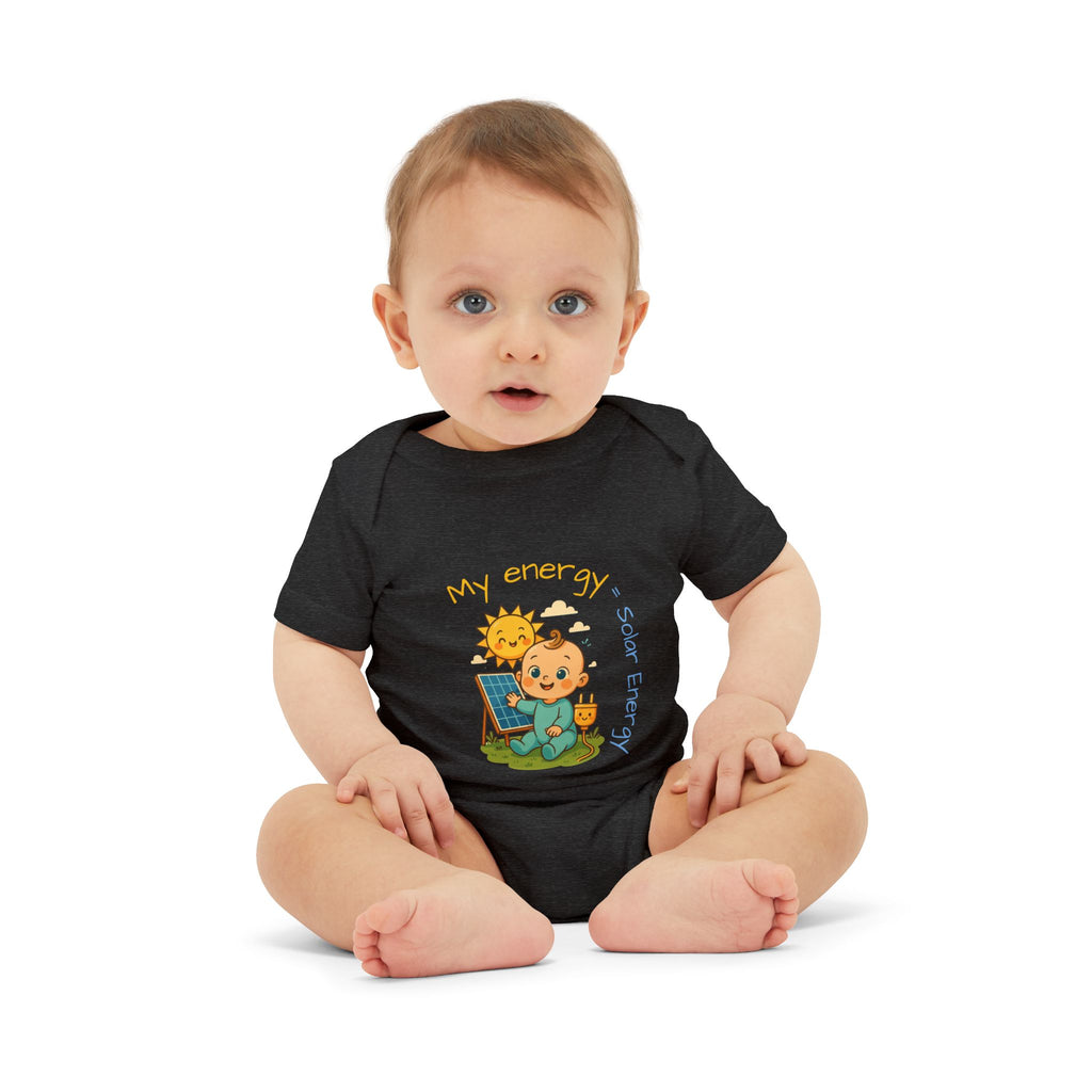 Cute Solar Energy Baby Bodysuit for Infants - My Energy Design