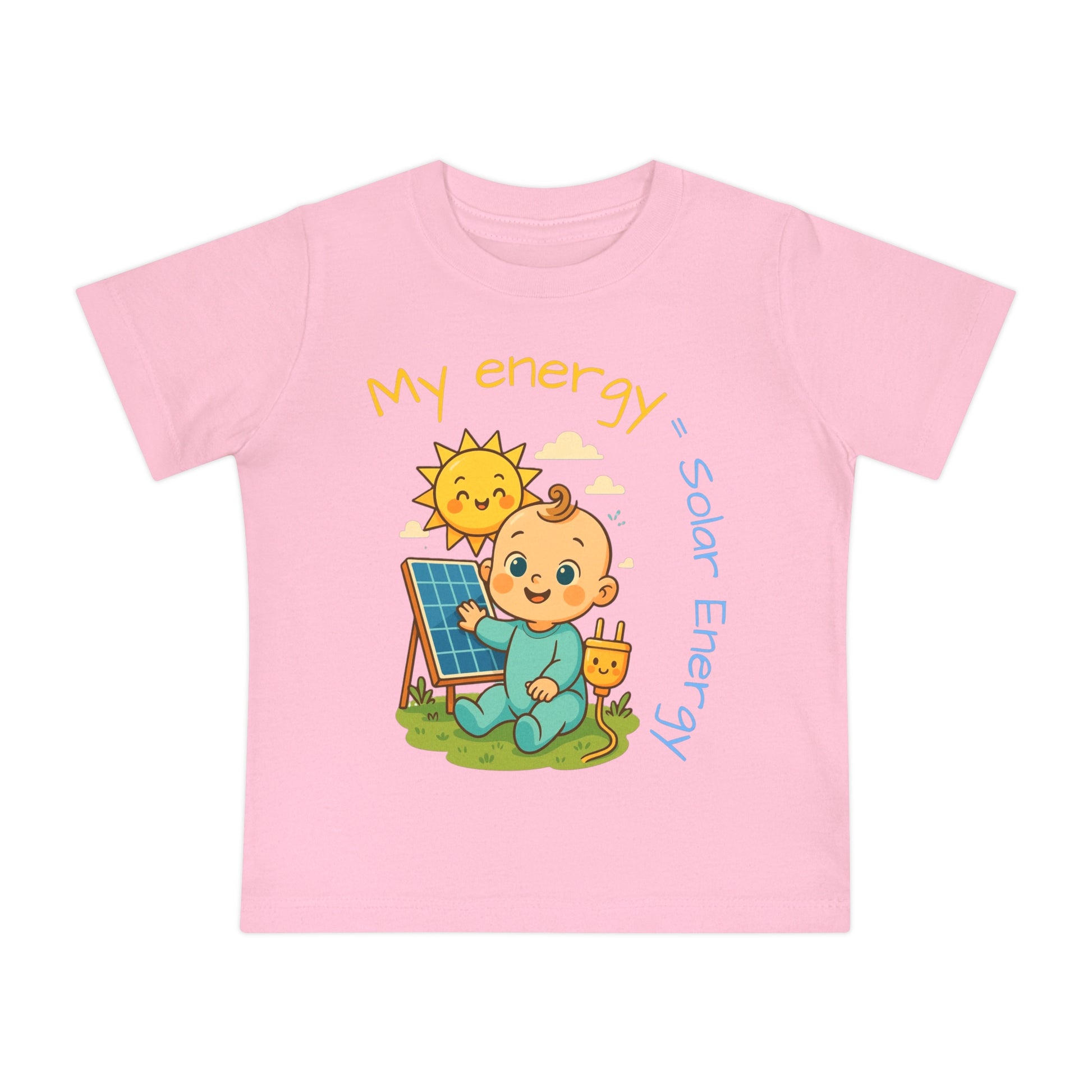 Eco-Friendly Baby T-Shirt: My Energy = Solar Energy