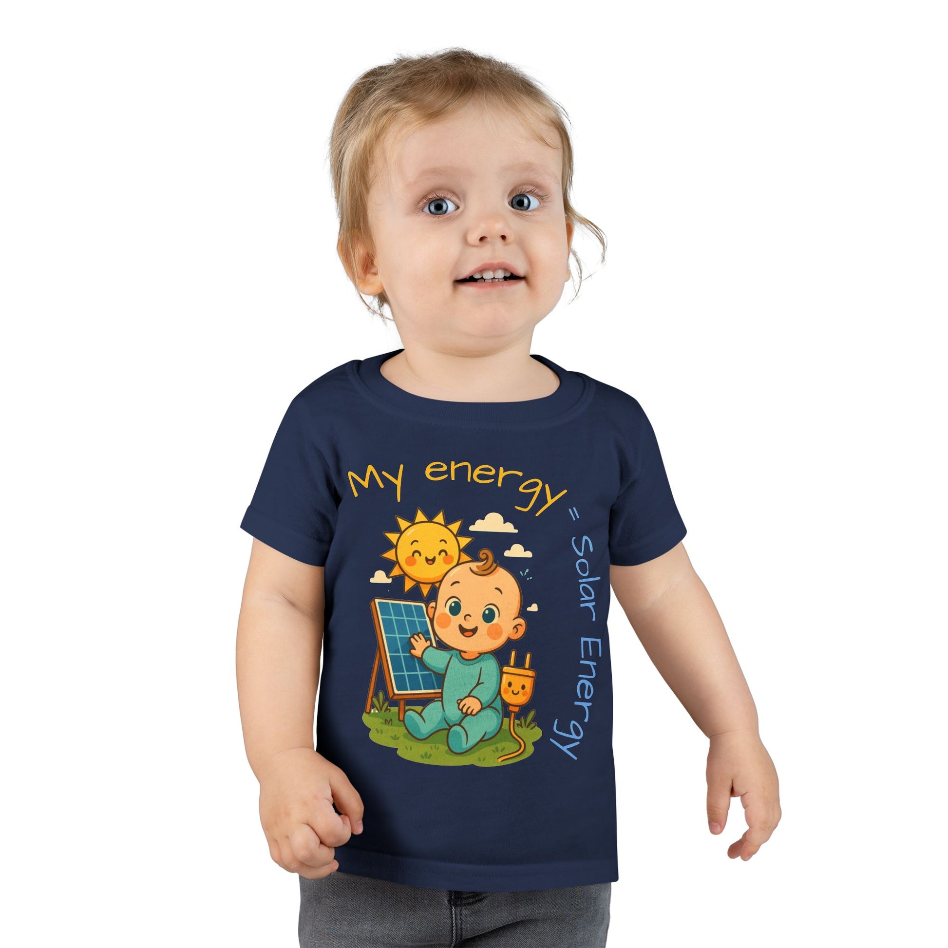 Eco-Friendly Toddler T-Shirt - "My Energy = Solar Energy"