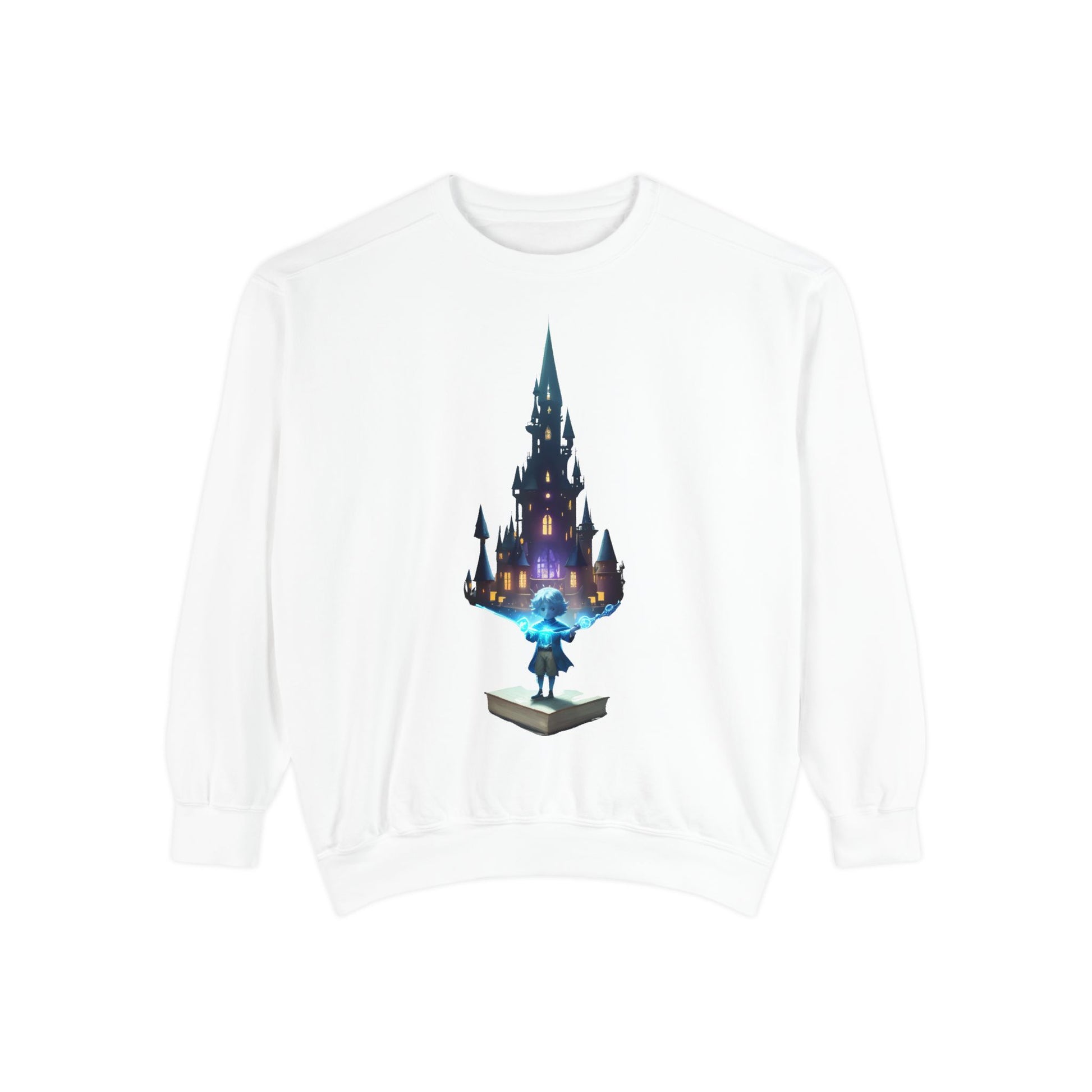 Motivational Unisex Garment-Dyed Sweatshirt - "The Power You Seek Is Within You"