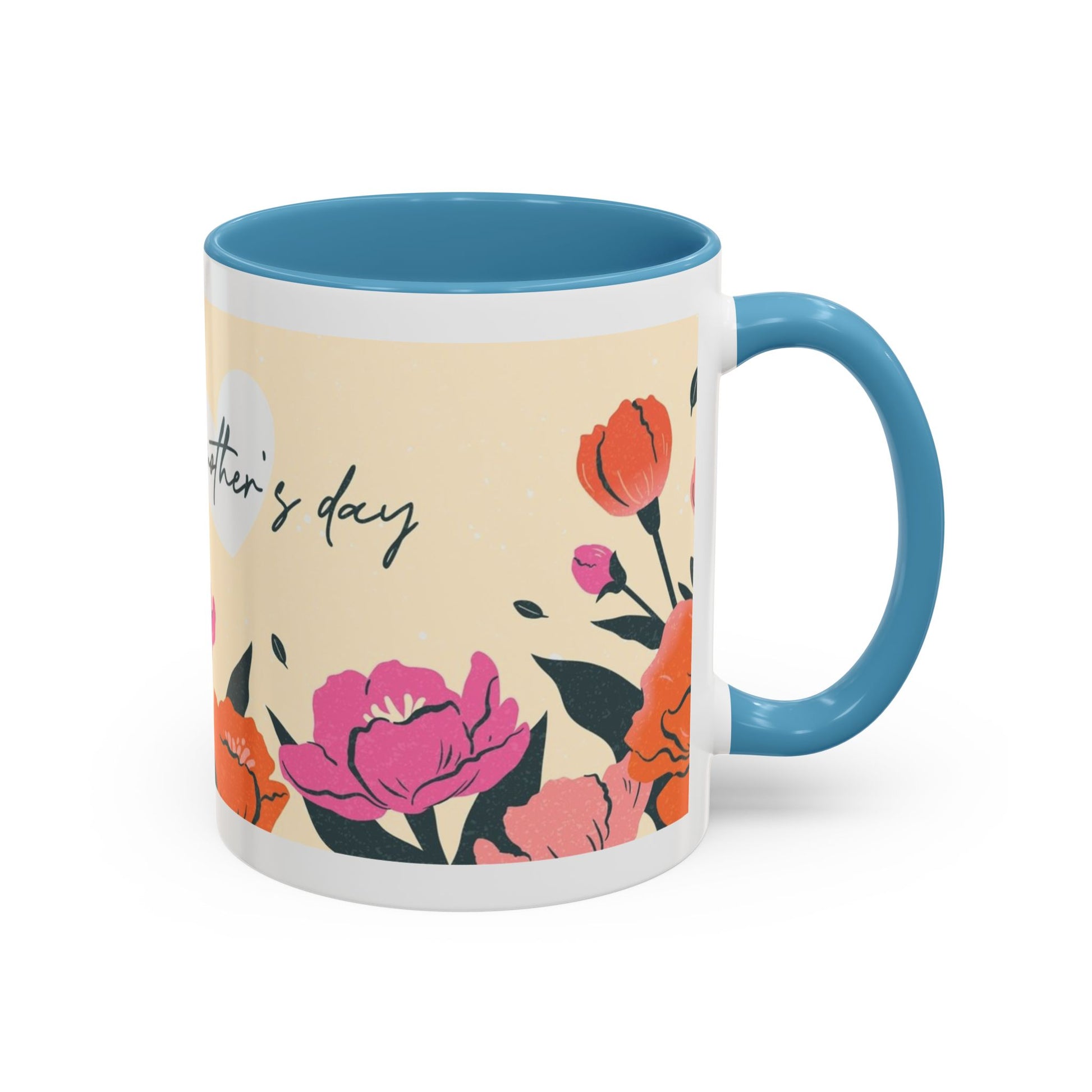 Happy Mother's Day Floral Accent Coffee Mug - 11oz & 15oz