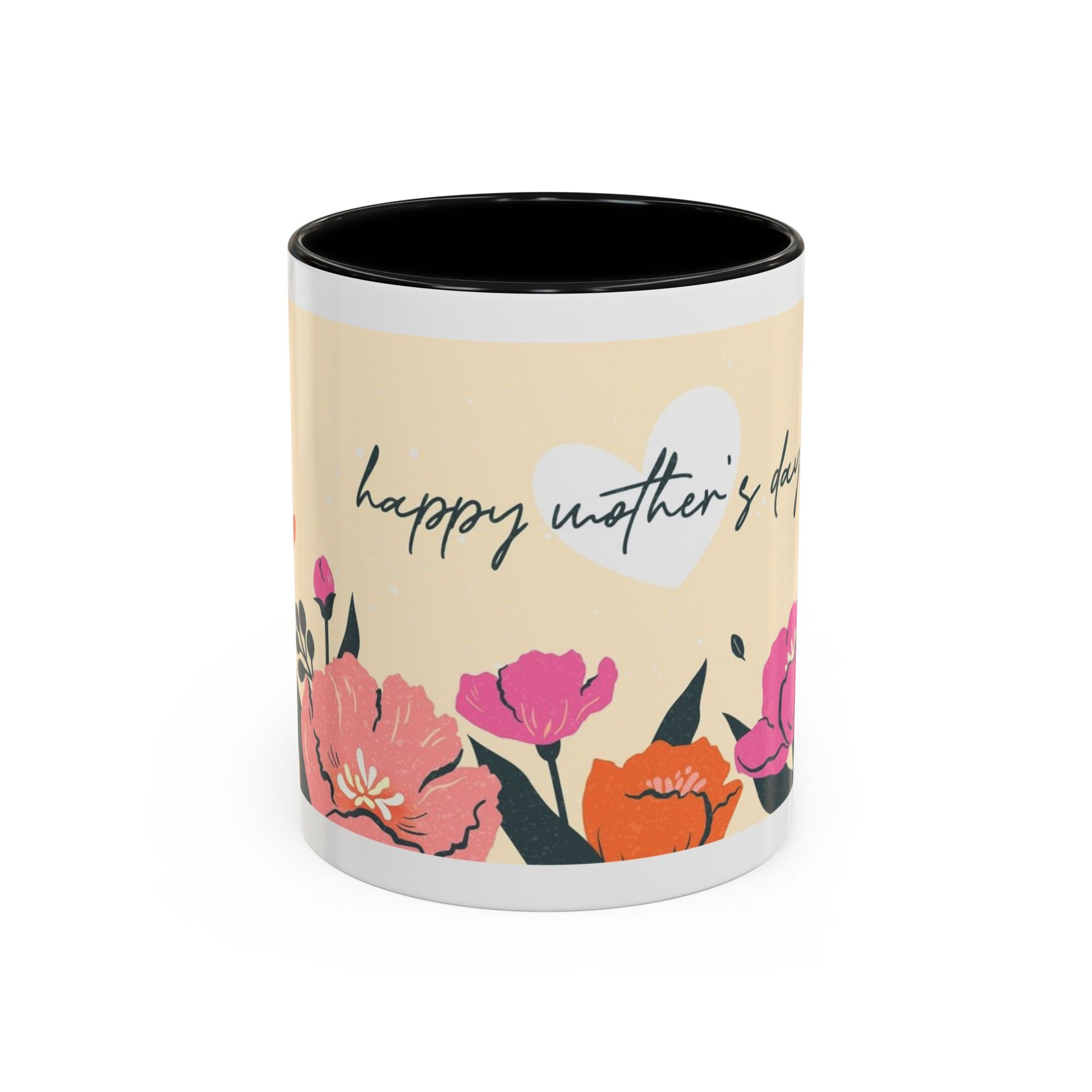 Happy Mother's Day Floral Accent Coffee Mug - 11oz & 15oz