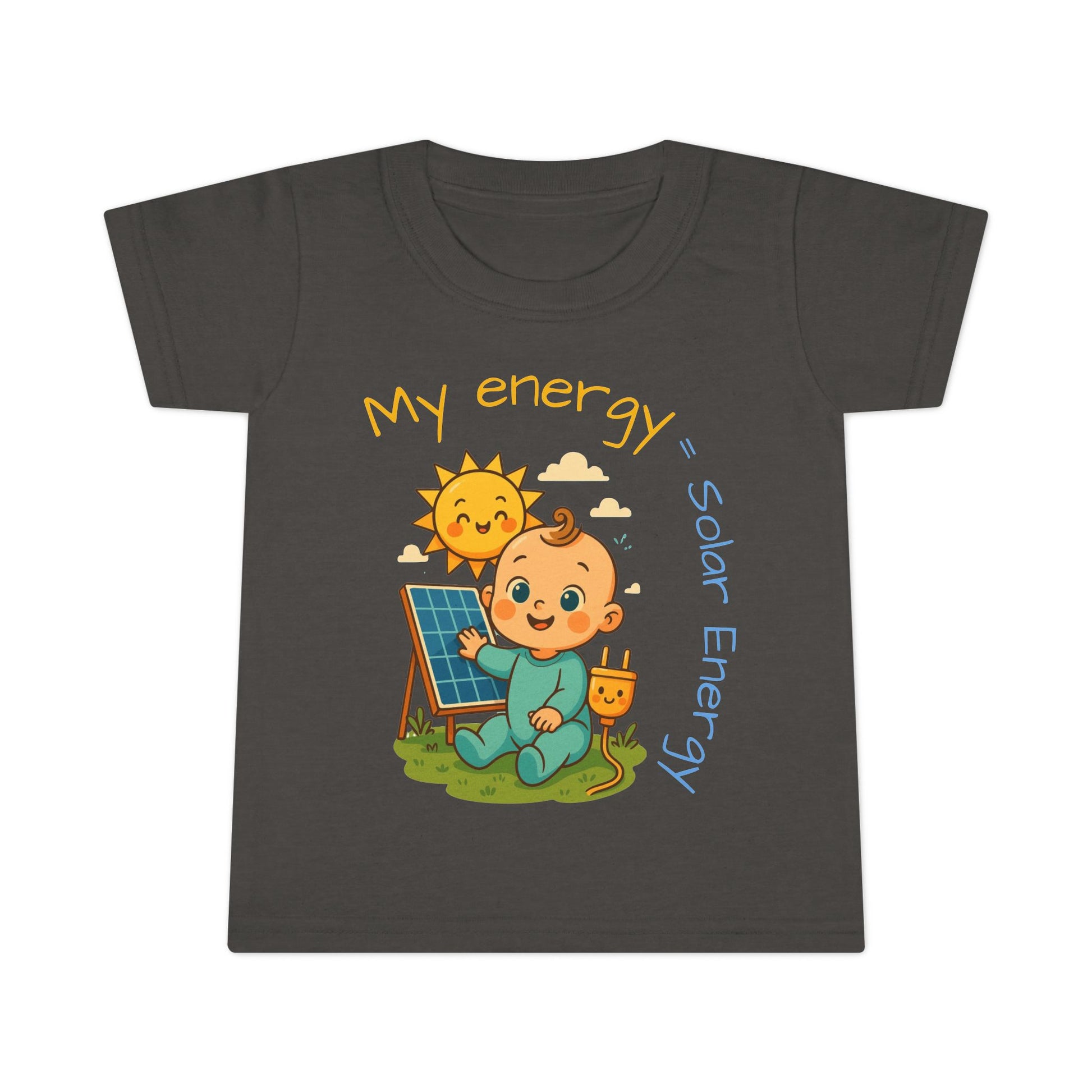 Eco-Friendly Toddler T-Shirt - "My Energy = Solar Energy"