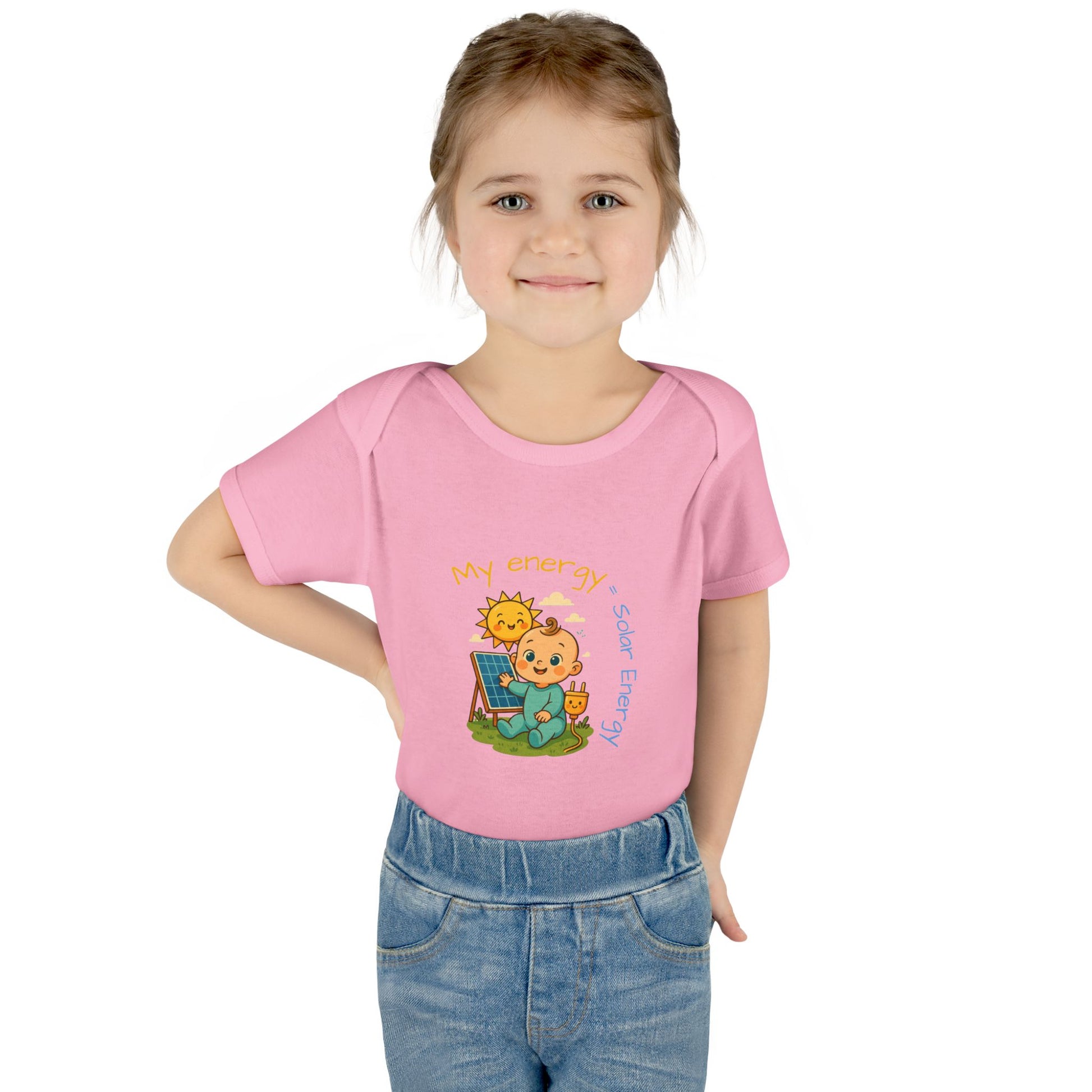 Eco-Friendly Baby Bodysuit - "My Energy = Solar Energy"