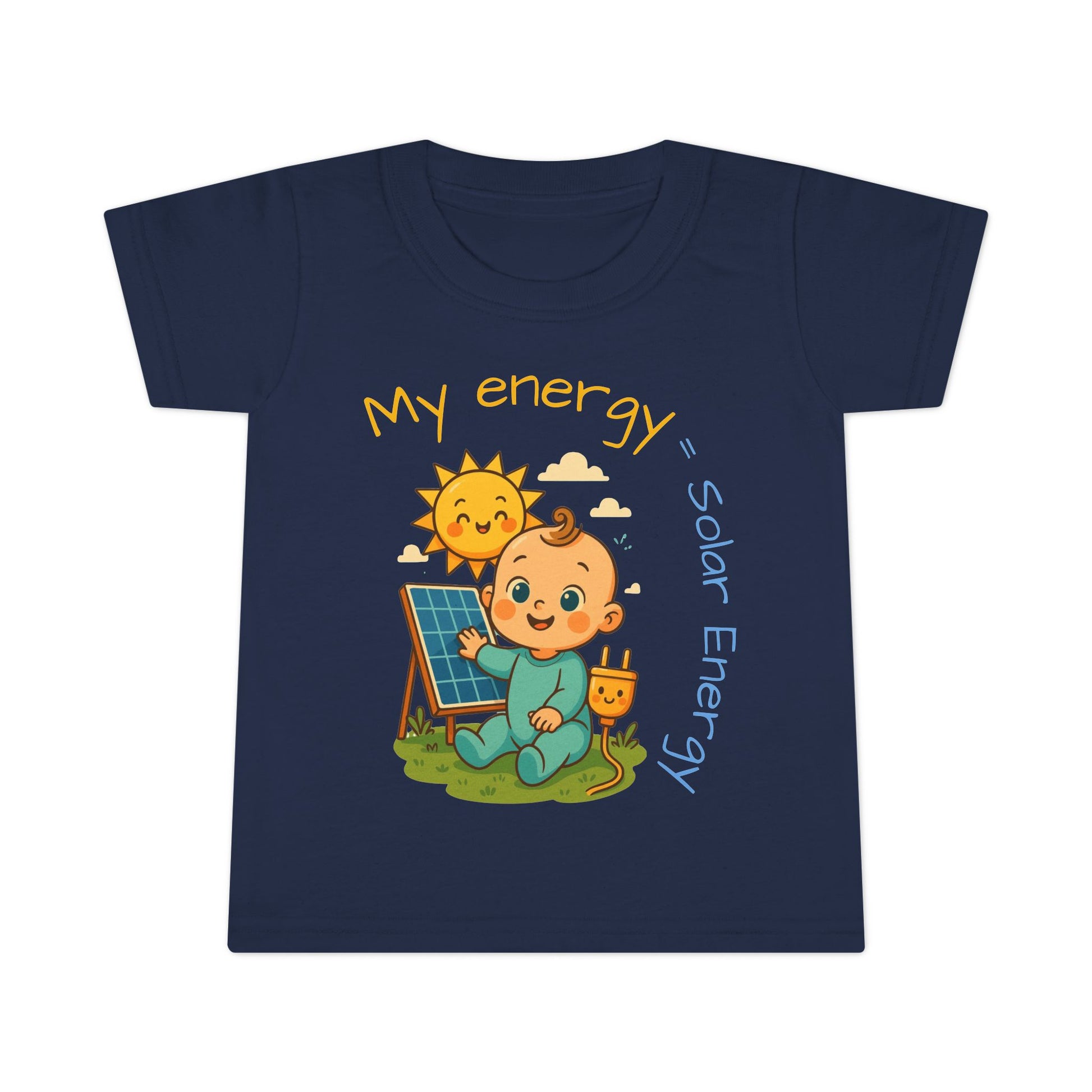 Eco-Friendly Toddler T-Shirt - "My Energy = Solar Energy"
