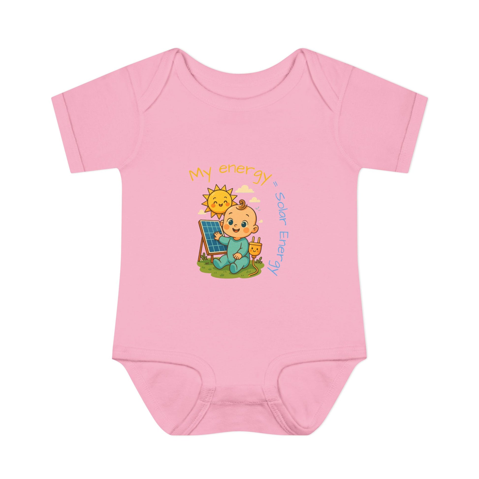 Eco-Friendly Baby Bodysuit - "My Energy = Solar Energy"