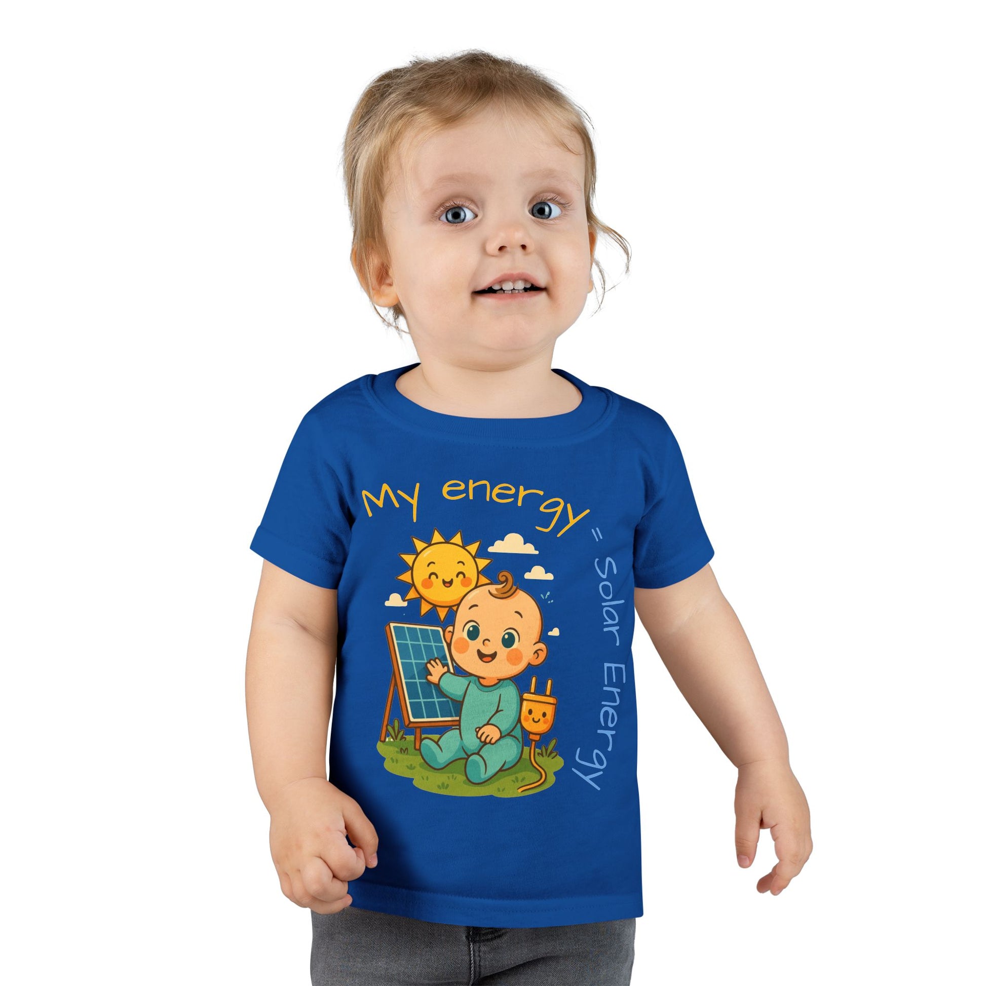 Eco-Friendly Toddler T-Shirt - "My Energy = Solar Energy"