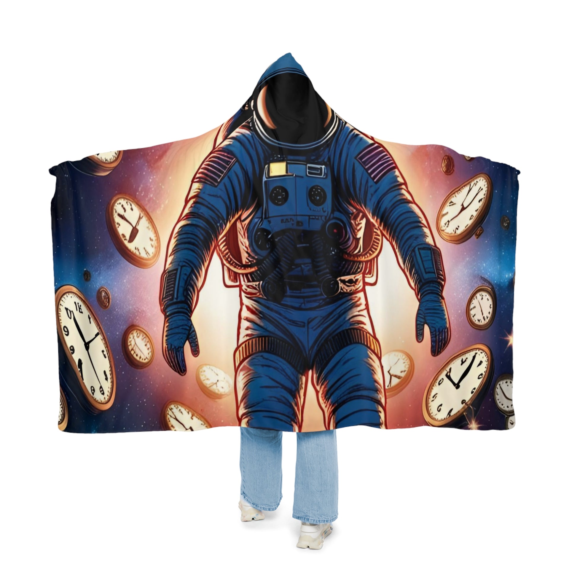 Astronaut-Themed Snuggle Blanket, Cozy Throw Blanket, Unique Gift for Space Lovers, Perfect for Home, Kids, and Space Parties