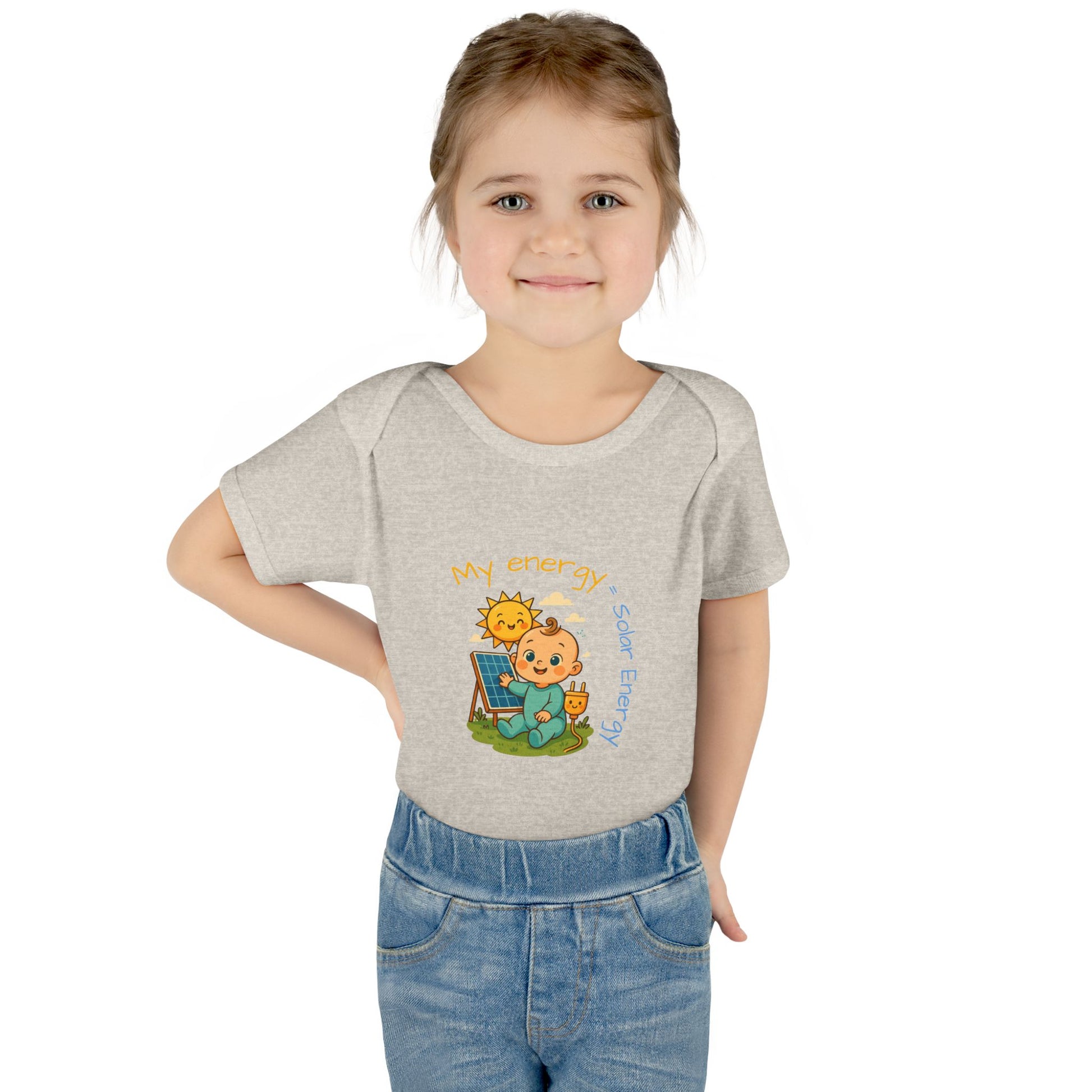 Eco-Friendly Baby Bodysuit - "My Energy = Solar Energy"