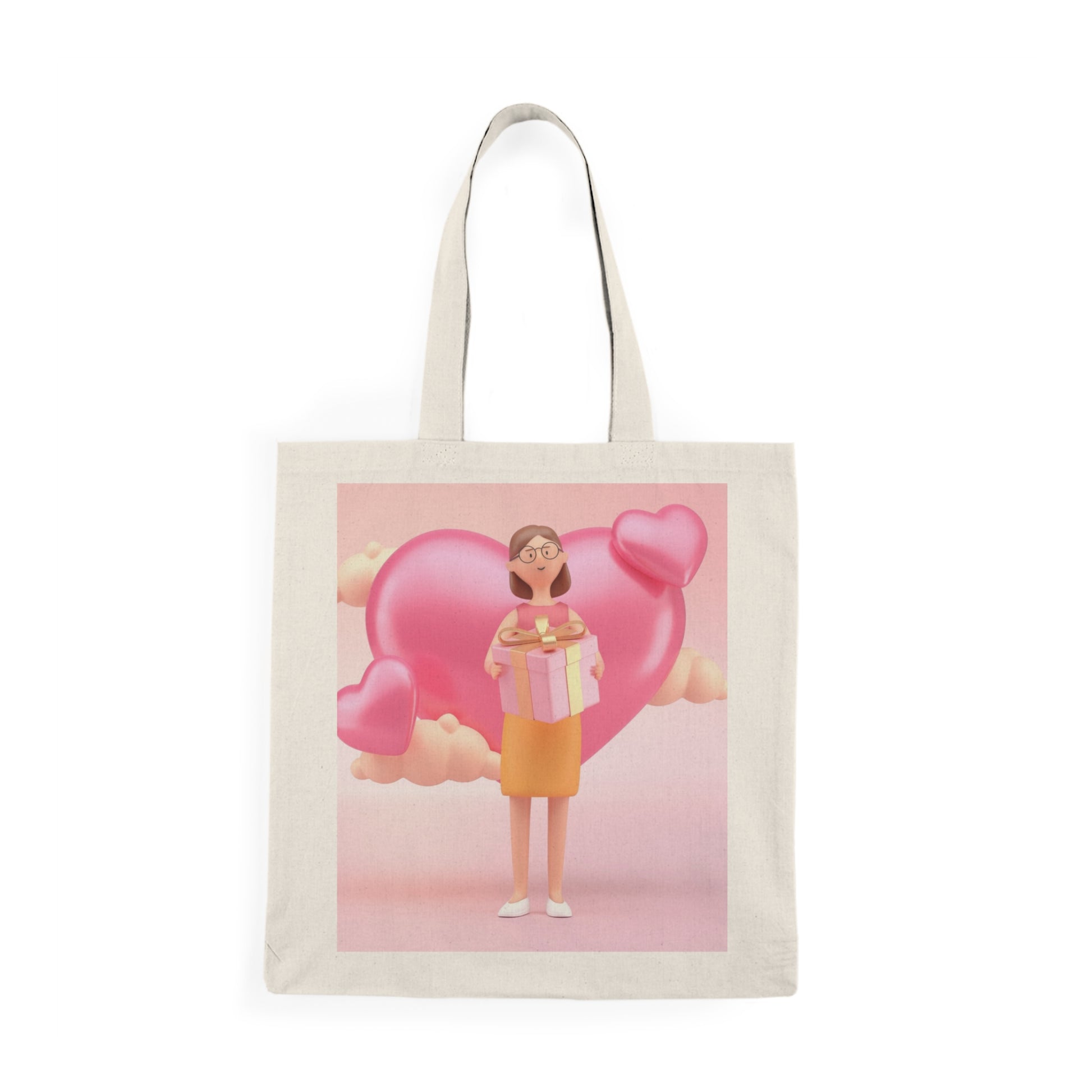 Mother's Day Natural Tote Bag - Celebrate Love and Appreciation