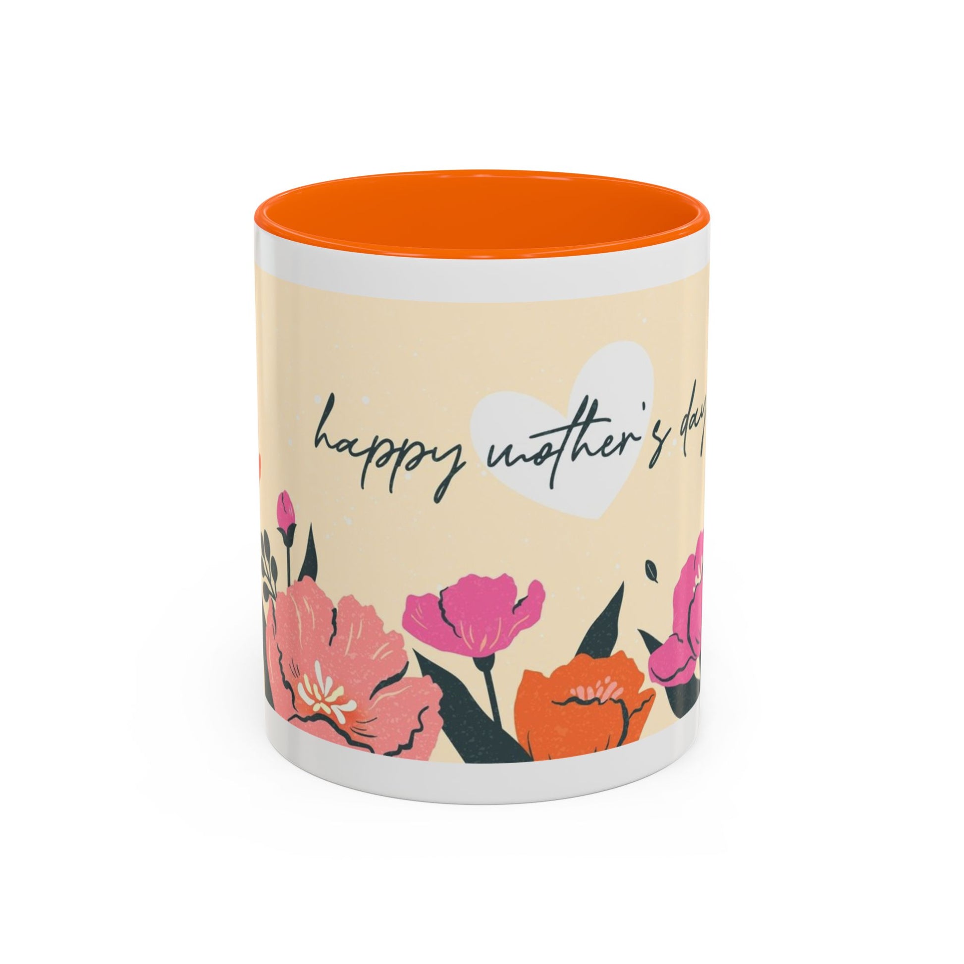 Happy Mother's Day Floral Accent Coffee Mug - 11oz & 15oz