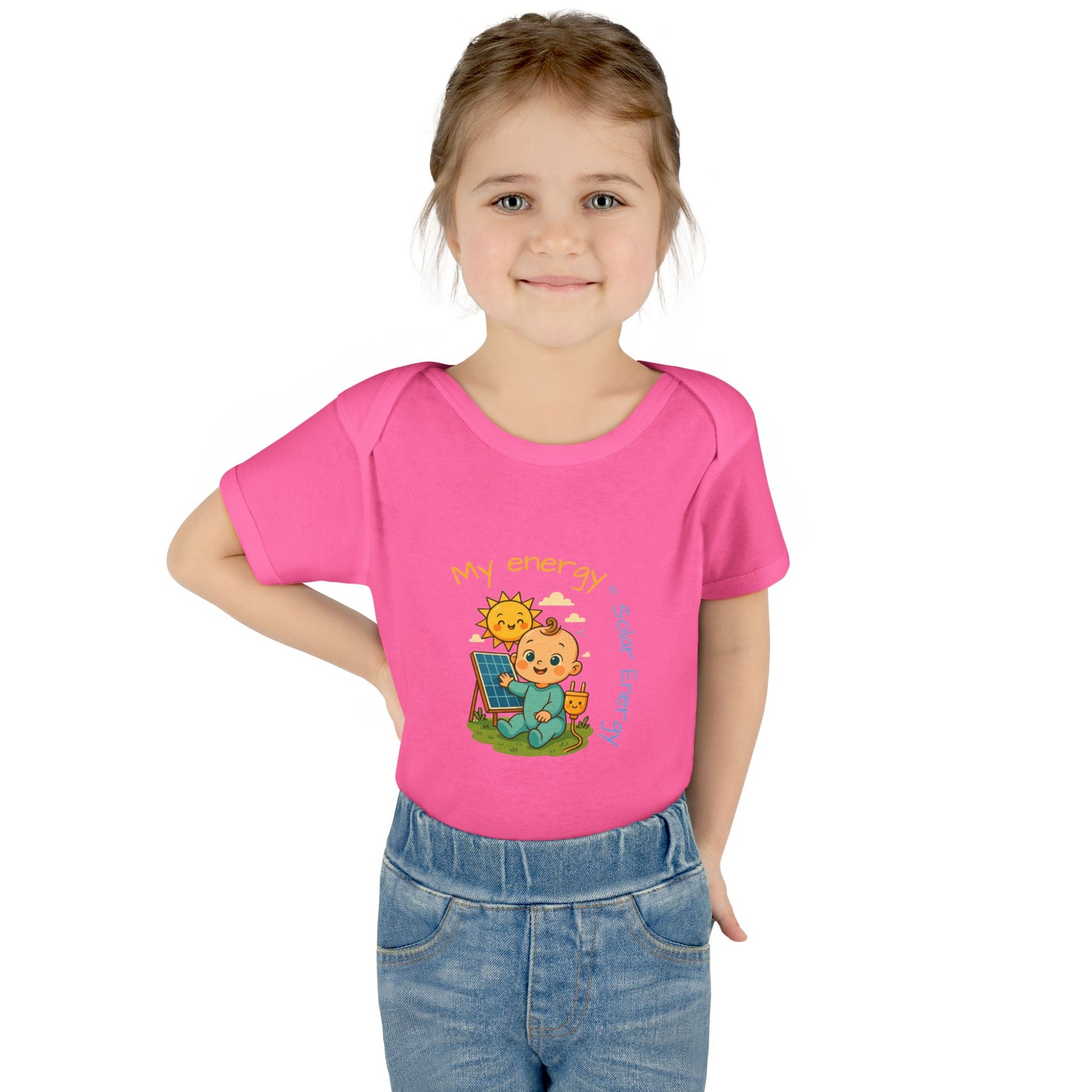 Eco-Friendly Baby Bodysuit - "My Energy = Solar Energy"