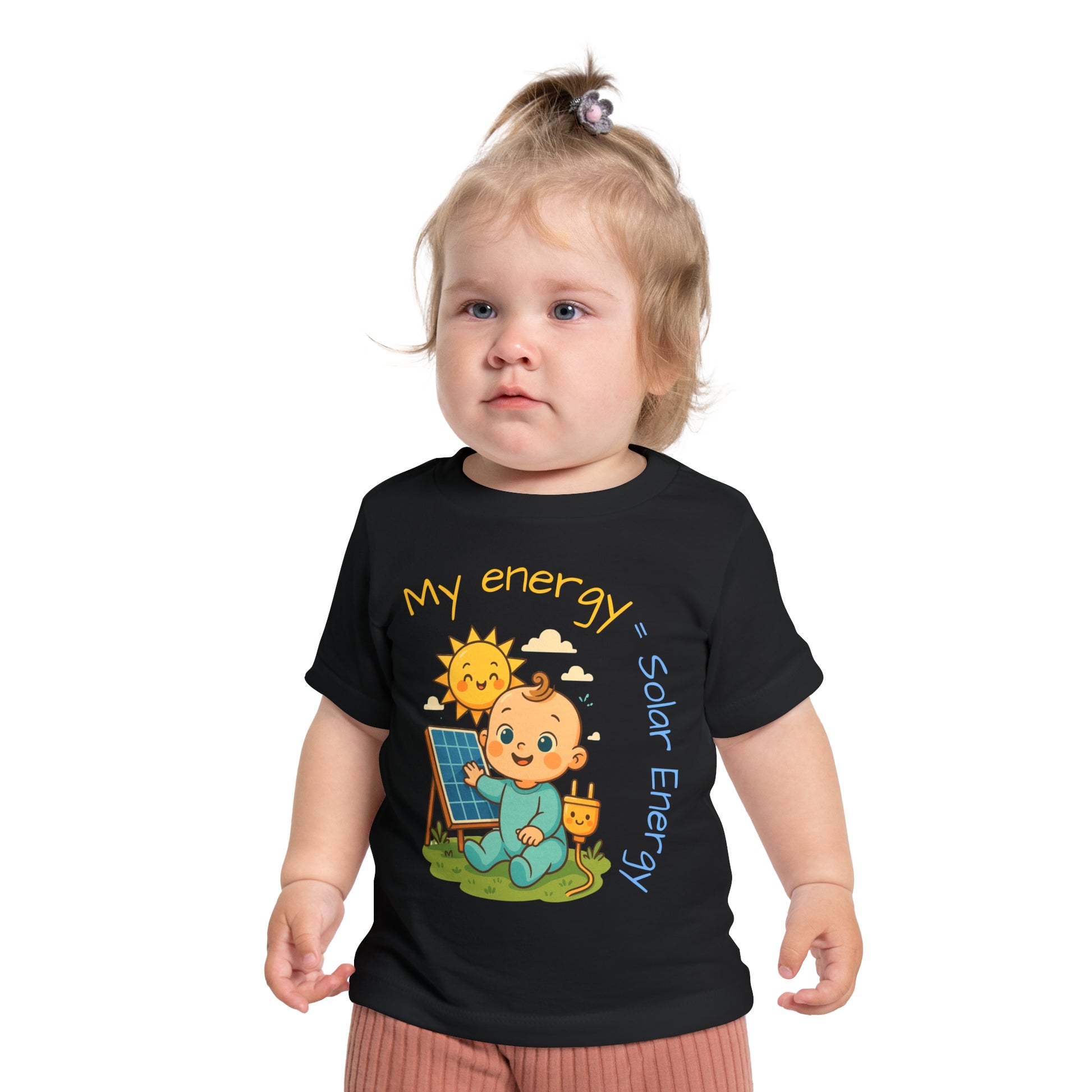 Eco-Friendly Baby T-Shirt: My Energy = Solar Energy