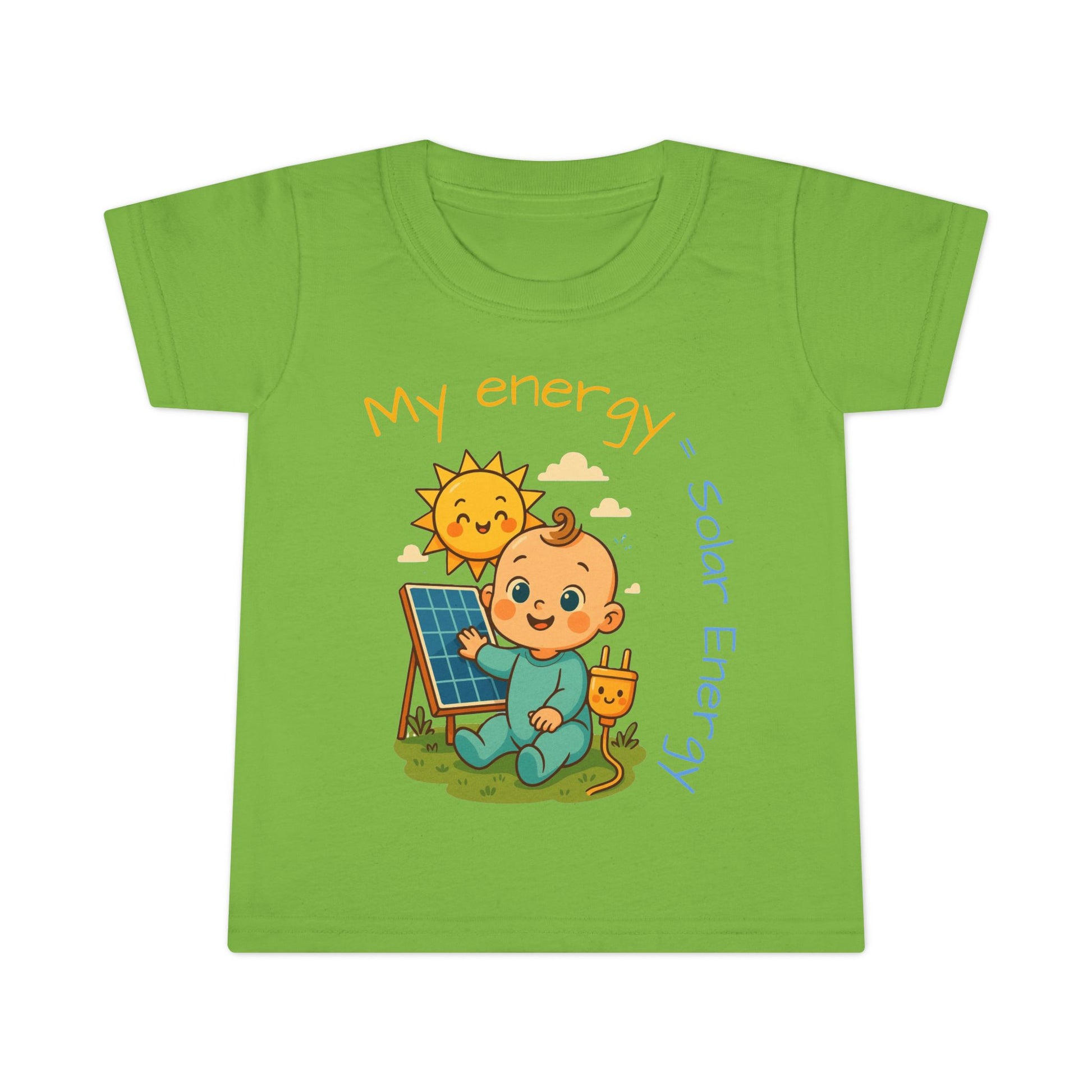 Eco-Friendly Toddler T-Shirt - "My Energy = Solar Energy"