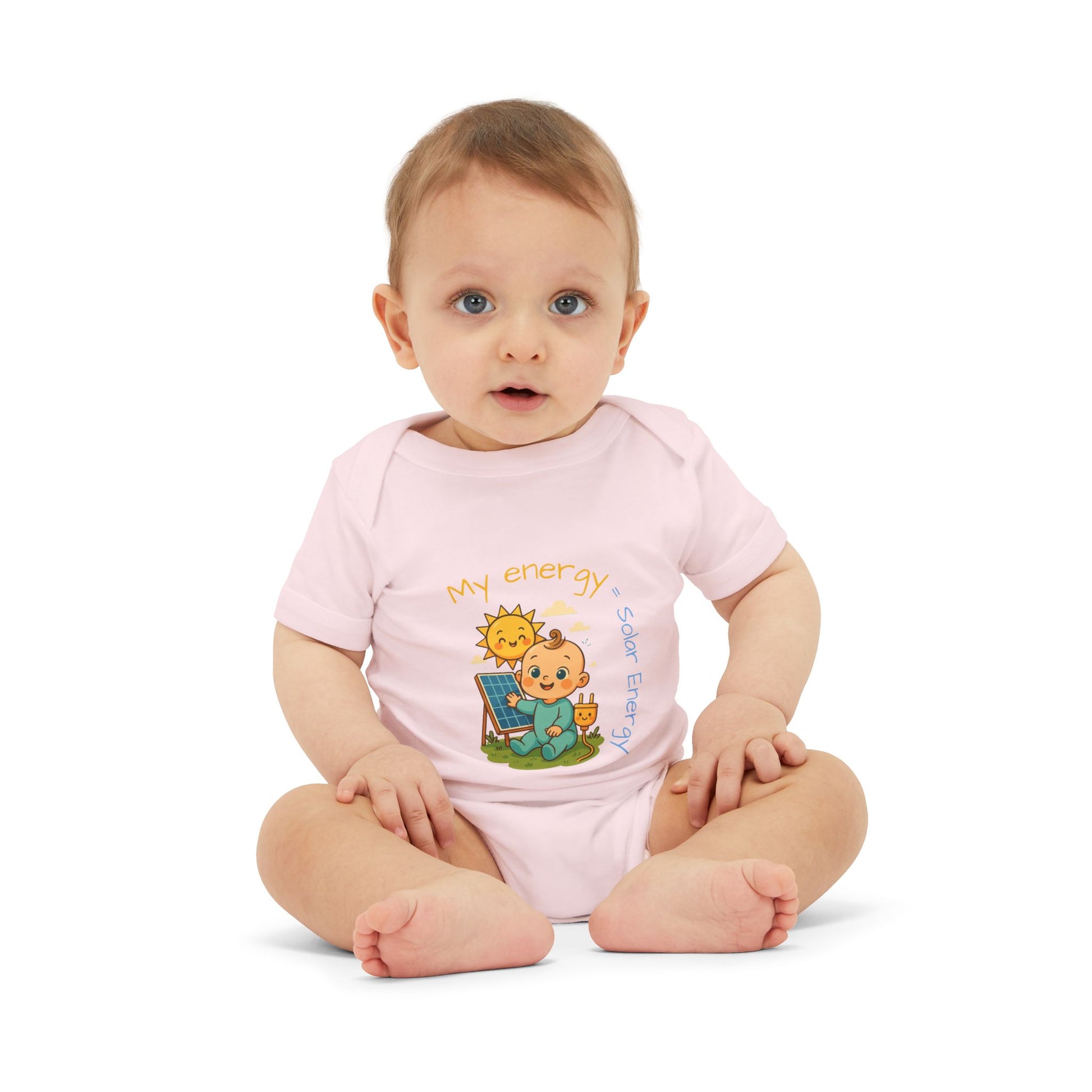 Cute Solar Energy Baby Bodysuit for Infants - My Energy Design