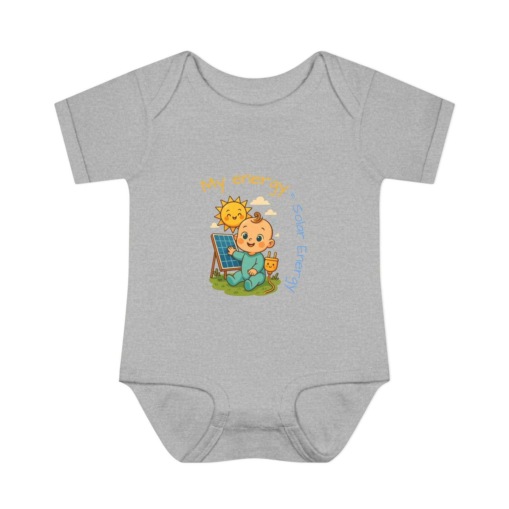 Eco-Friendly Baby Bodysuit - "My Energy = Solar Energy"