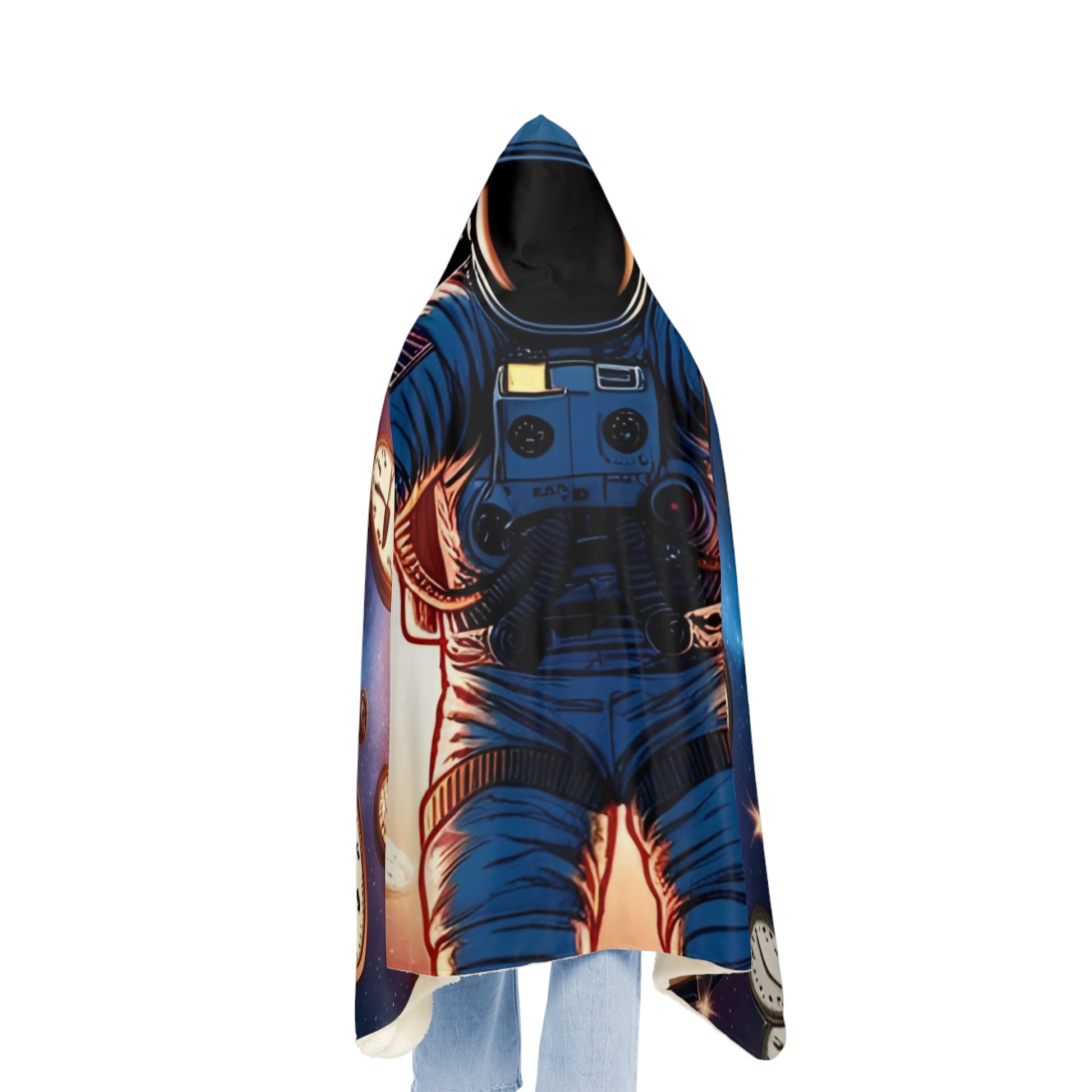 Astronaut-Themed Snuggle Blanket, Cozy Throw Blanket, Unique Gift for Space Lovers, Perfect for Home, Kids, and Space Parties