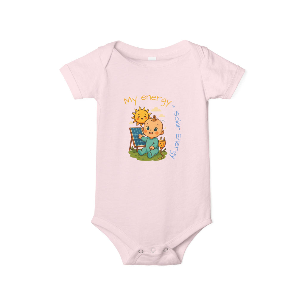 Cute Solar Energy Baby Bodysuit for Infants - My Energy Design