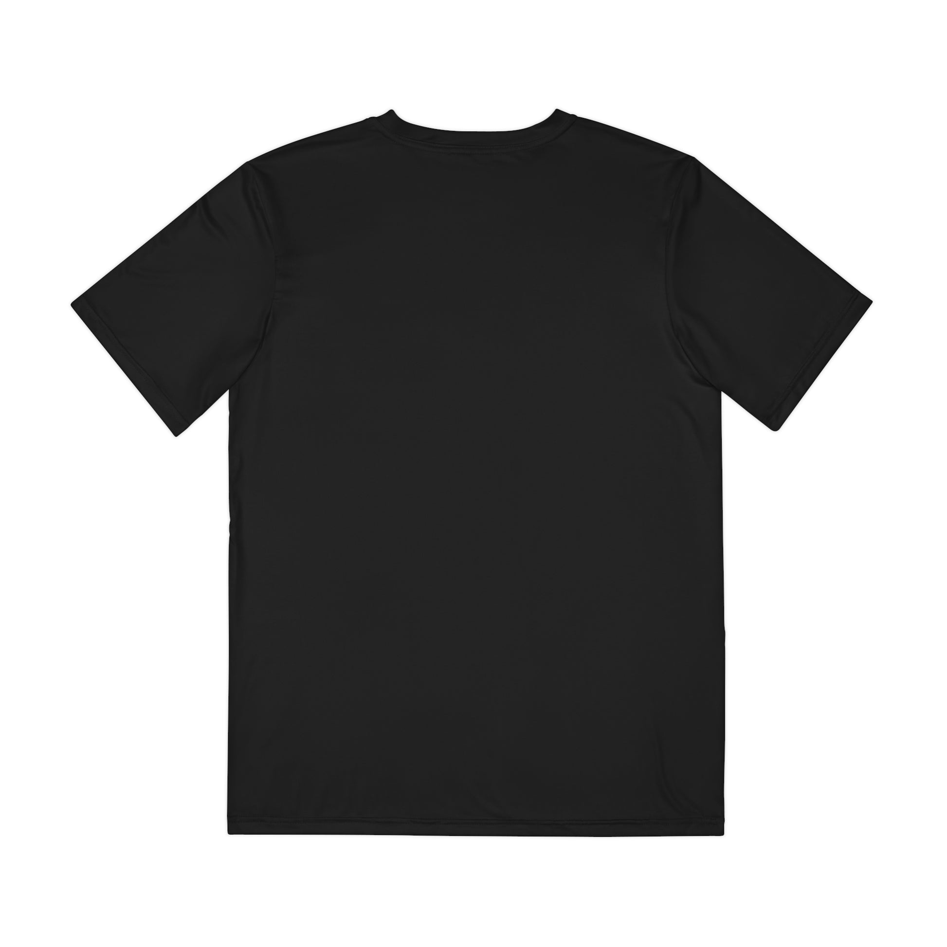 Cosmic Cat Men's Polyester Tee - Playful Space-Themed Apparel