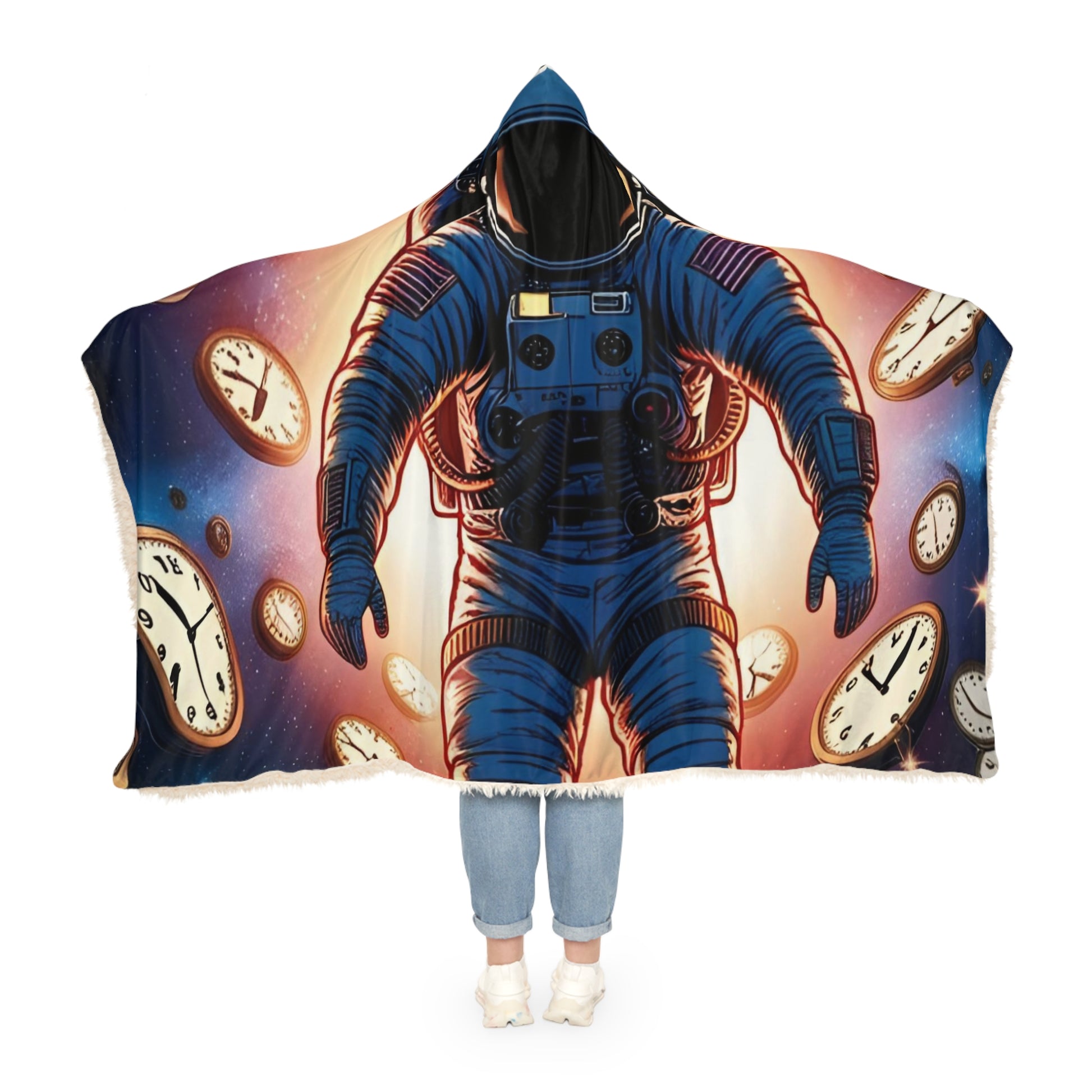 Astronaut-Themed Snuggle Blanket, Cozy Throw Blanket, Unique Gift for Space Lovers, Perfect for Home, Kids, and Space Parties