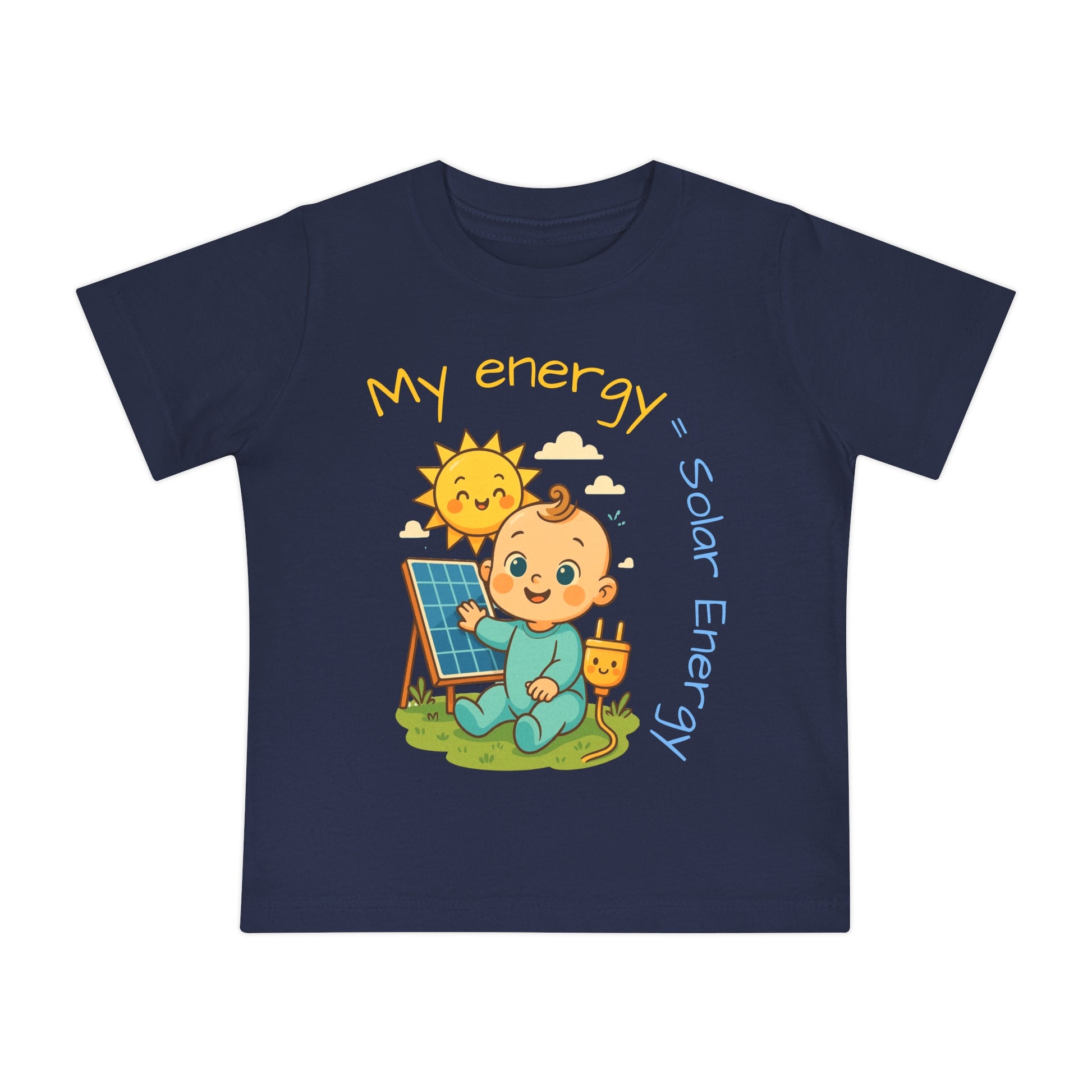 Eco-Friendly Baby T-Shirt: My Energy = Solar Energy