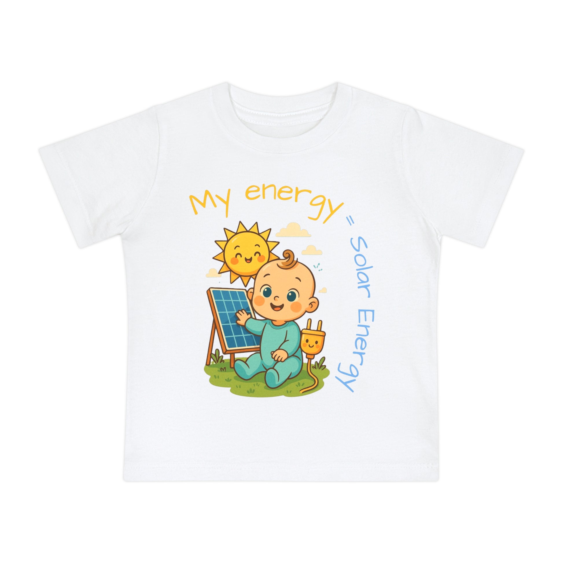 Eco-Friendly Baby T-Shirt: My Energy = Solar Energy