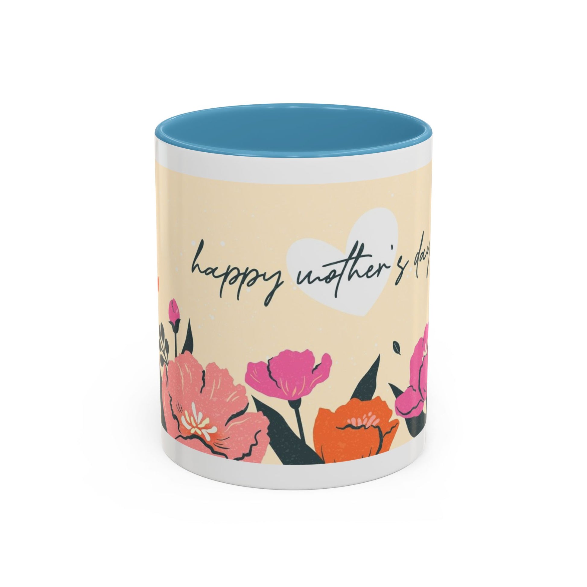 Happy Mother's Day Floral Accent Coffee Mug - 11oz & 15oz