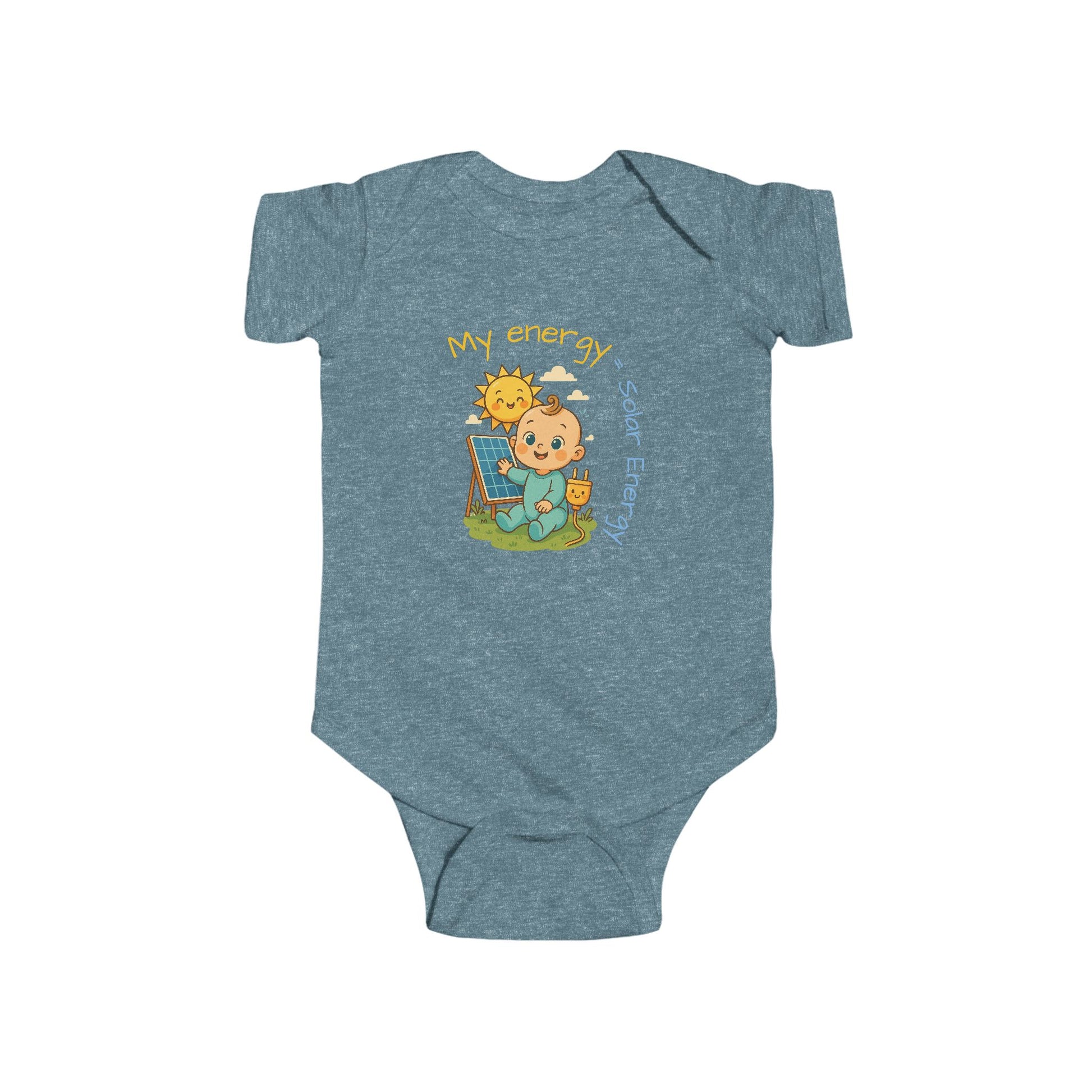 My Energy Solar Baby Bodysuit - Cute Infant Fine Jersey Outfit