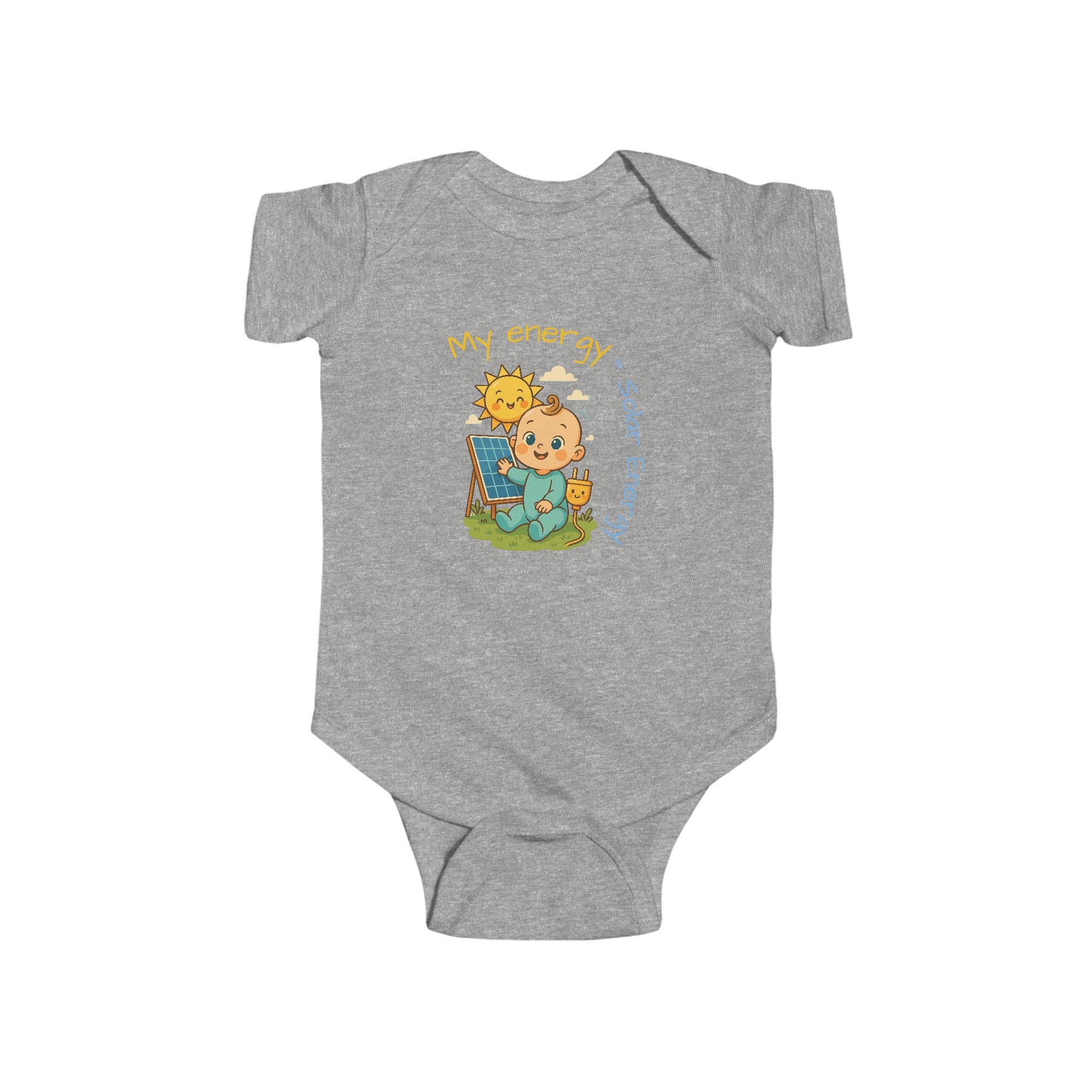 My Energy Solar Baby Bodysuit - Cute Infant Fine Jersey Outfit
