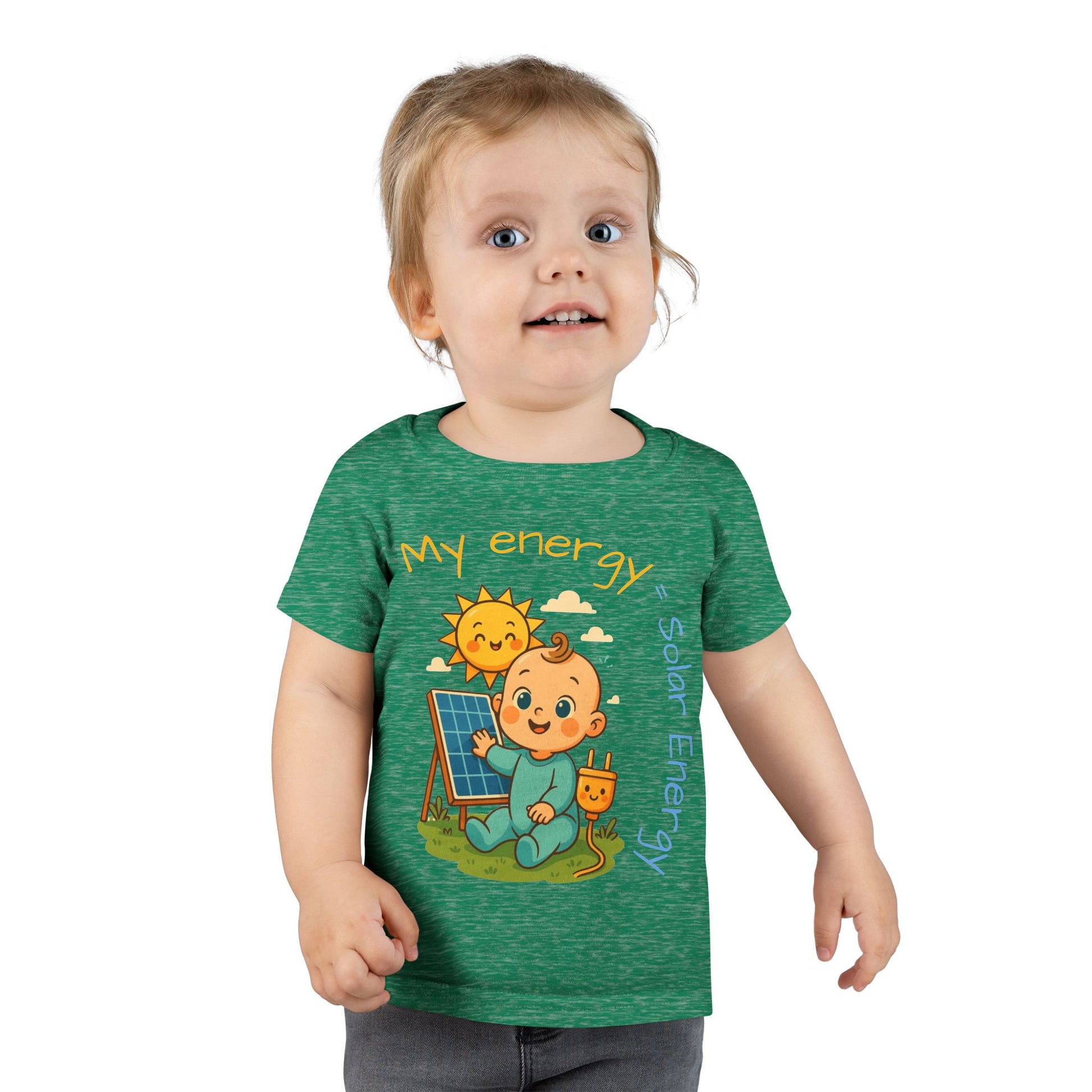 Eco-Friendly Toddler T-Shirt - "My Energy = Solar Energy"