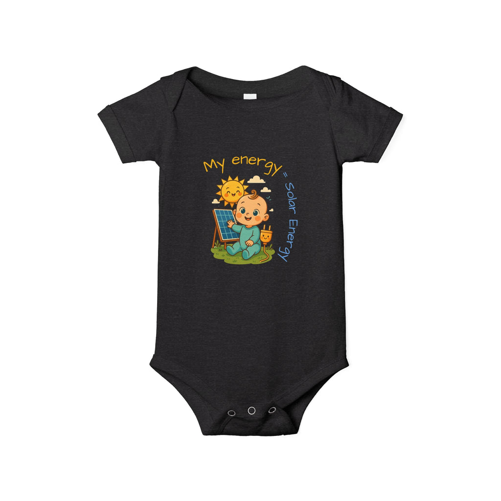 Cute Solar Energy Baby Bodysuit for Infants - My Energy Design