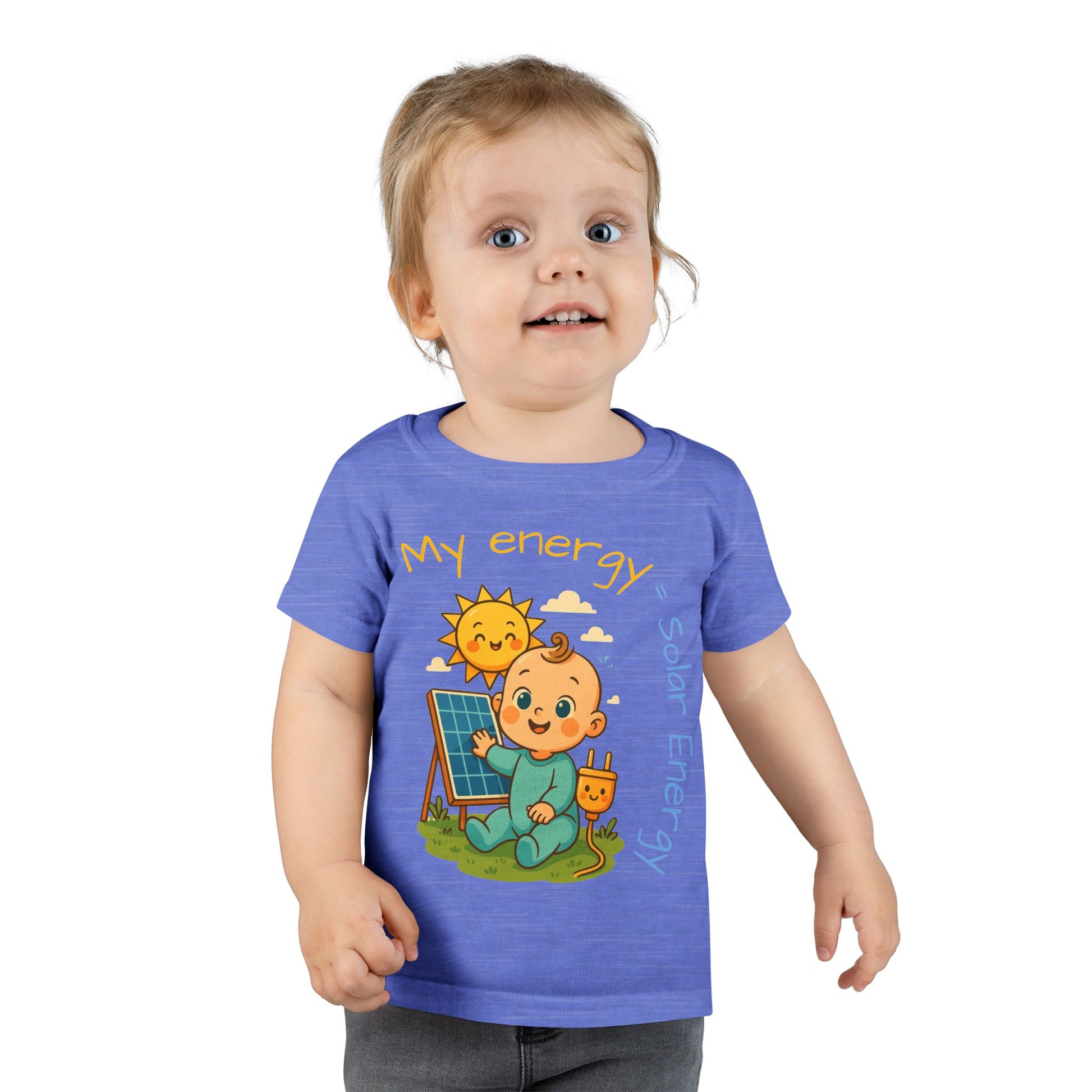 Eco-Friendly Toddler T-Shirt - "My Energy = Solar Energy"