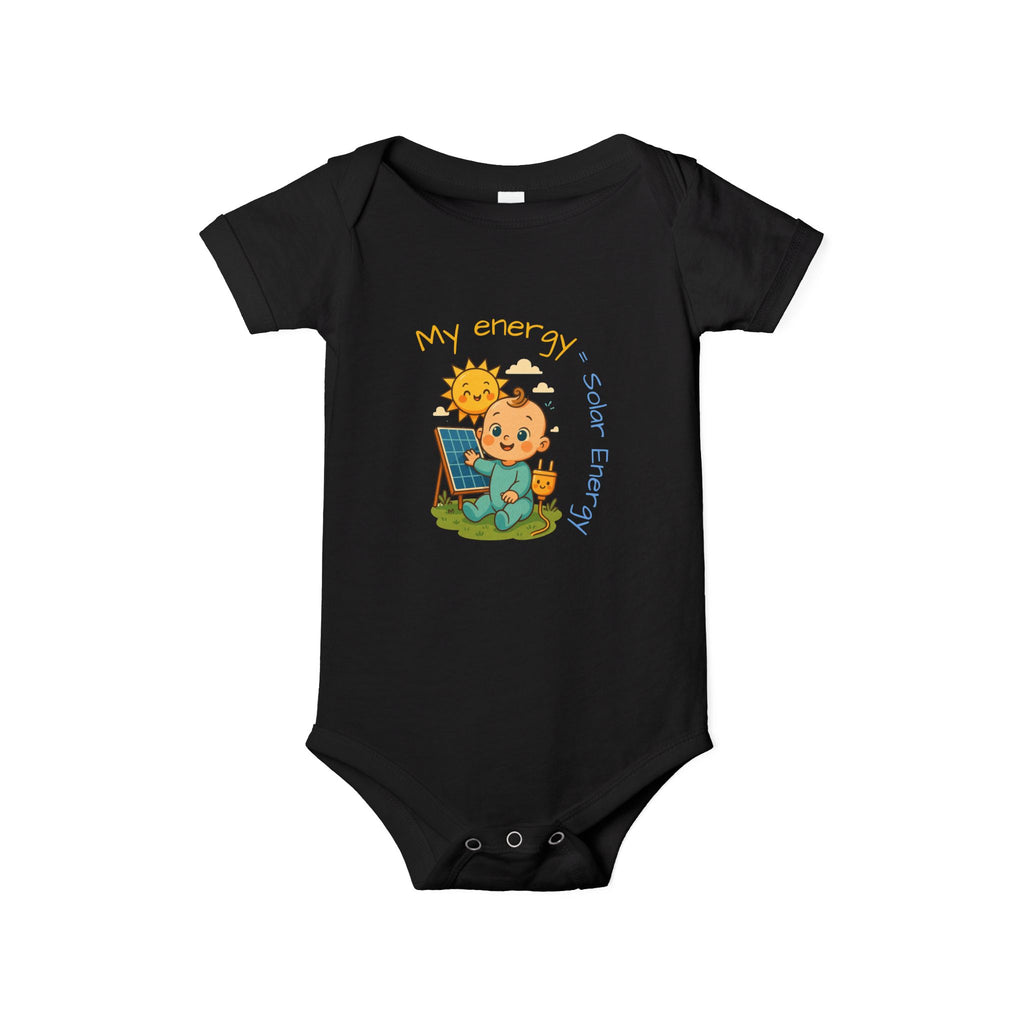 Cute Solar Energy Baby Bodysuit for Infants - My Energy Design