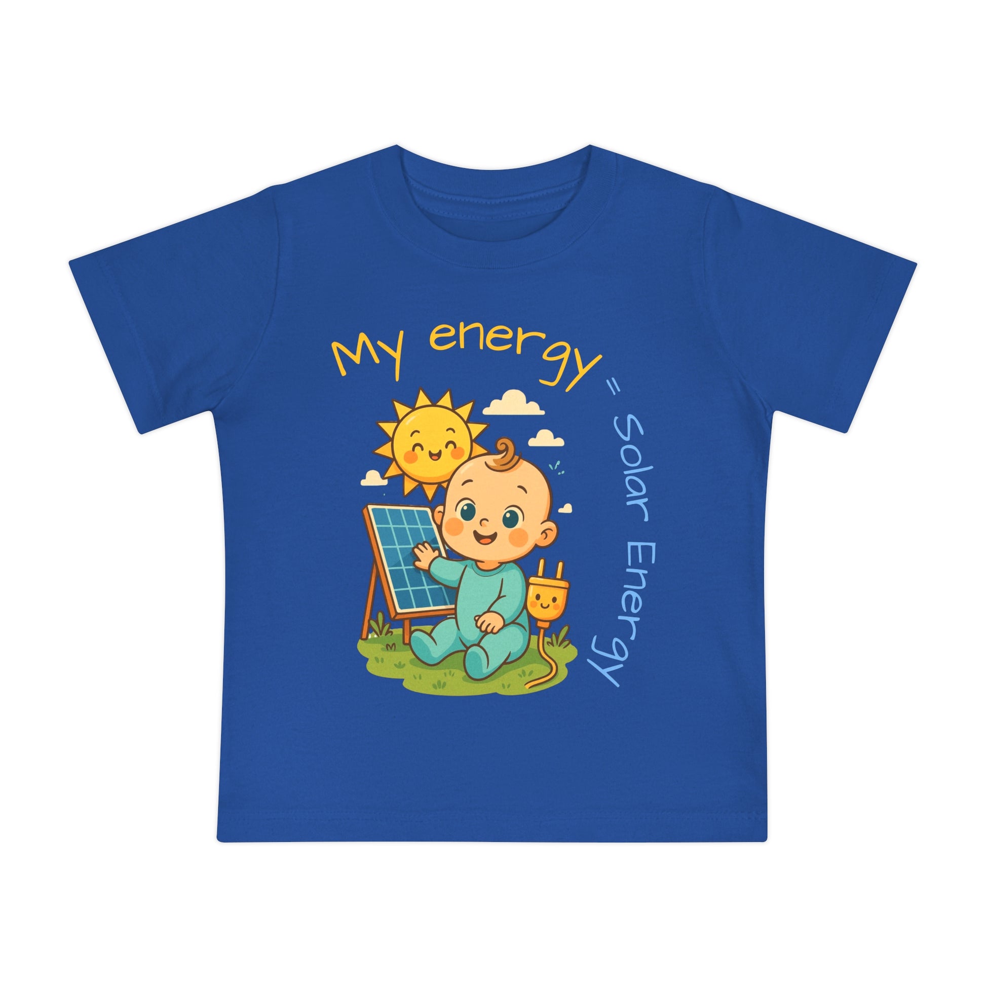Eco-Friendly Baby T-Shirt: My Energy = Solar Energy
