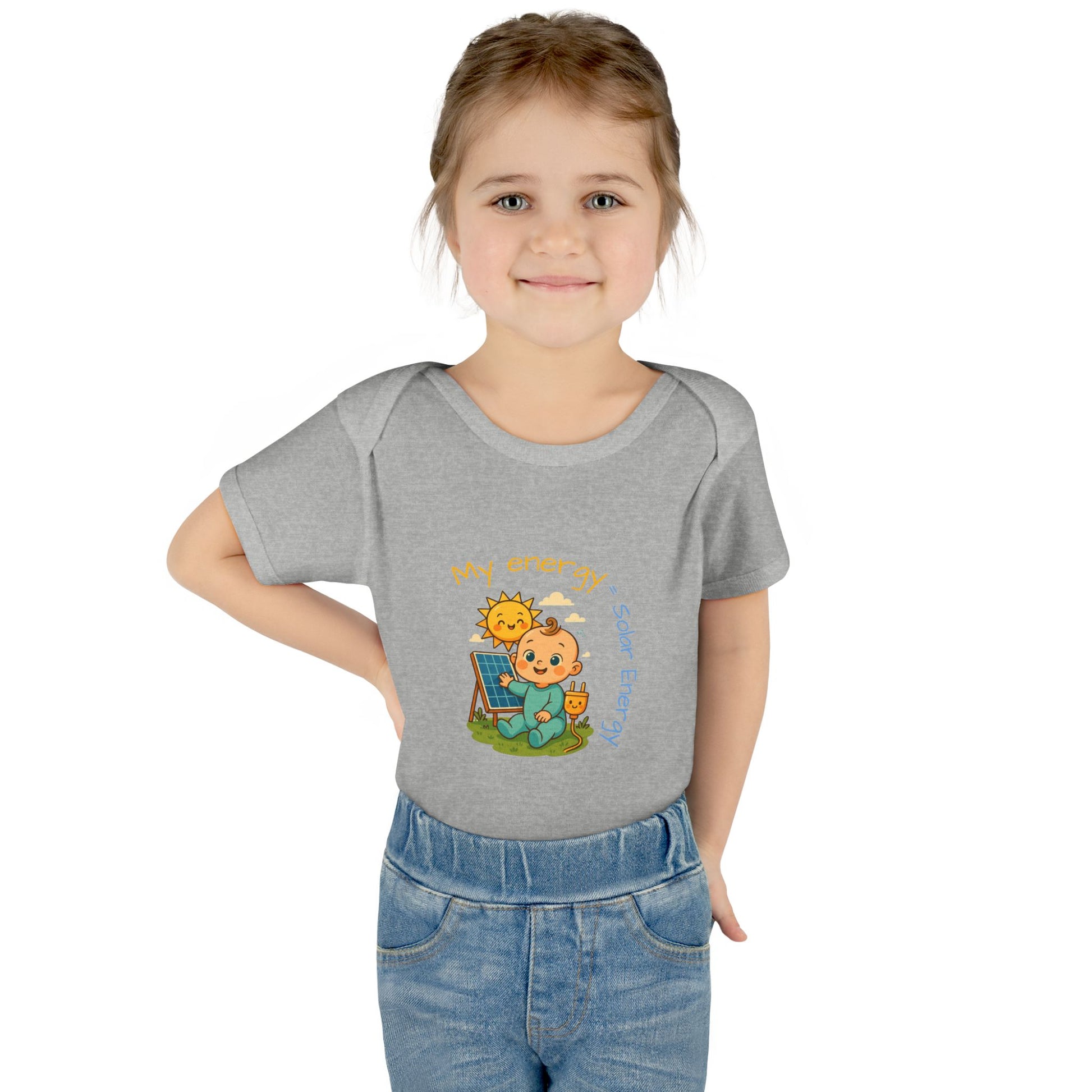 Eco-Friendly Baby Bodysuit - "My Energy = Solar Energy"