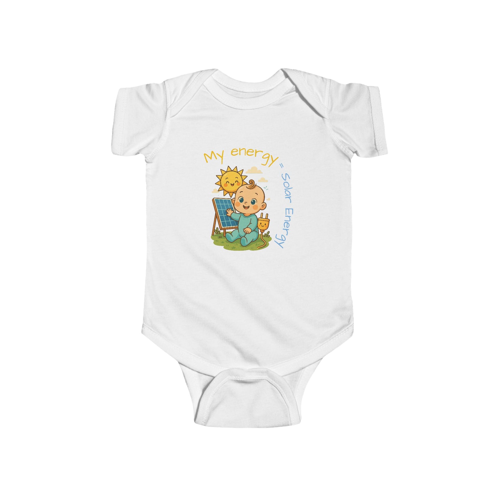 My Energy Solar Baby Bodysuit - Cute Infant Fine Jersey Outfit