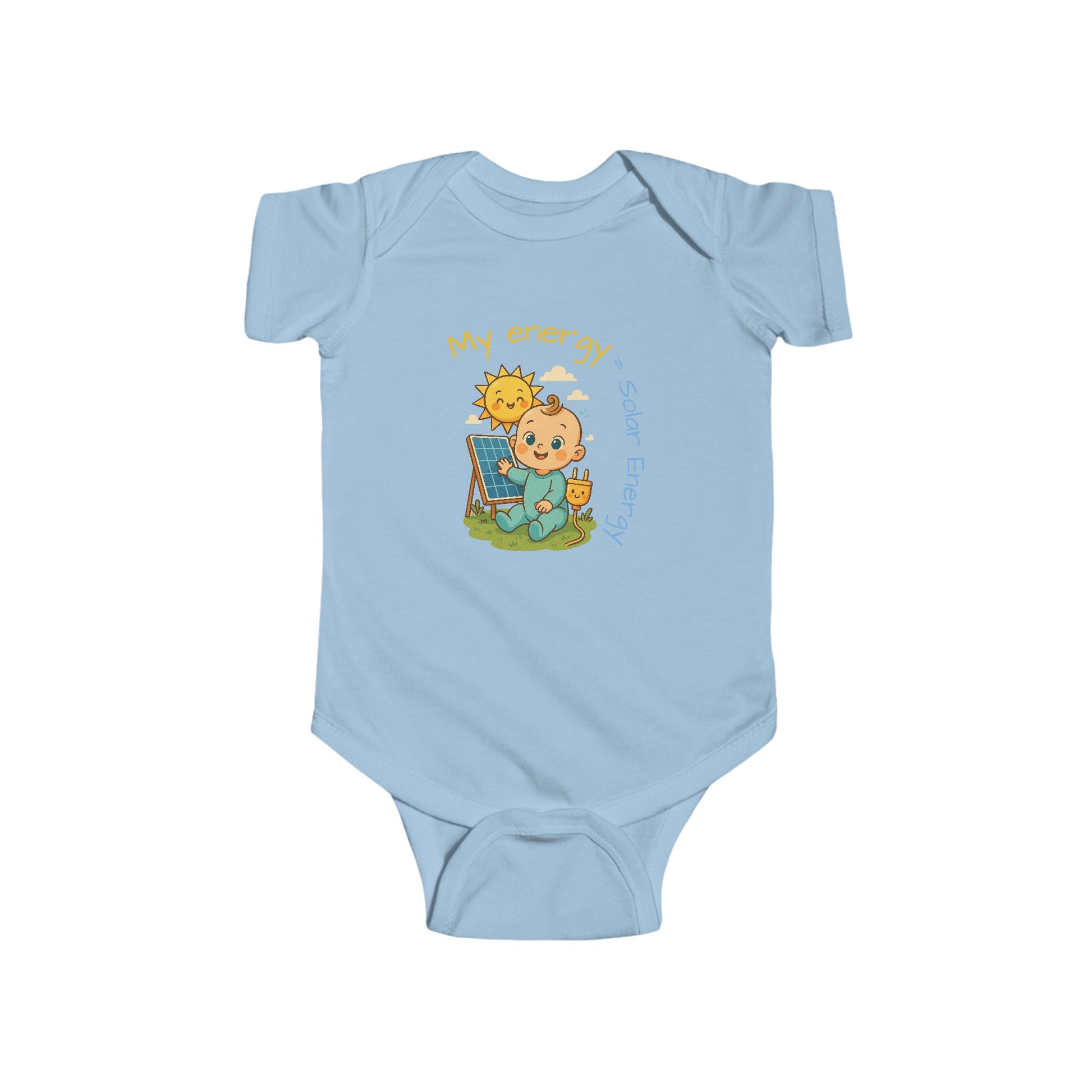 My Energy Solar Baby Bodysuit - Cute Infant Fine Jersey Outfit