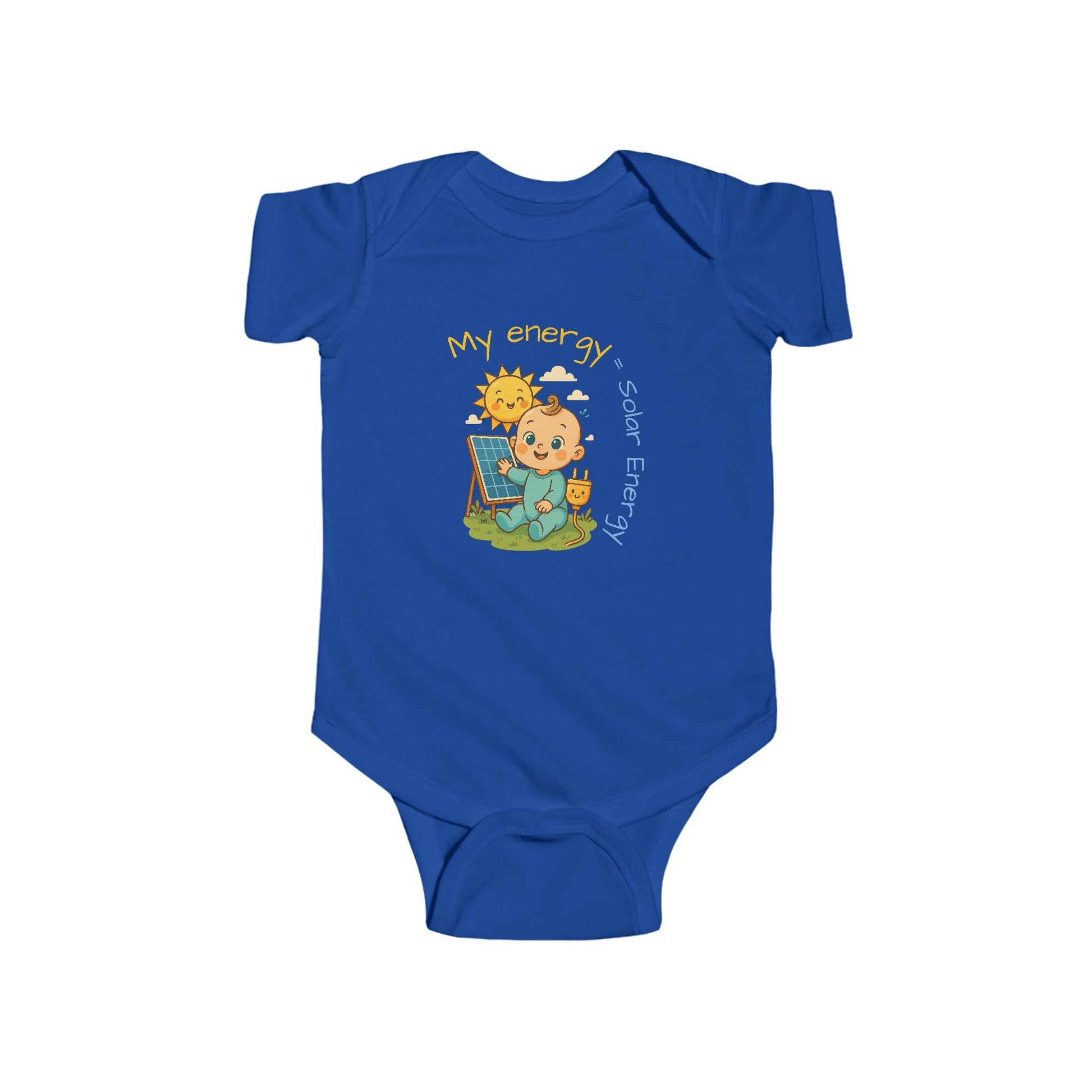 My Energy Solar Baby Bodysuit - Cute Infant Fine Jersey Outfit